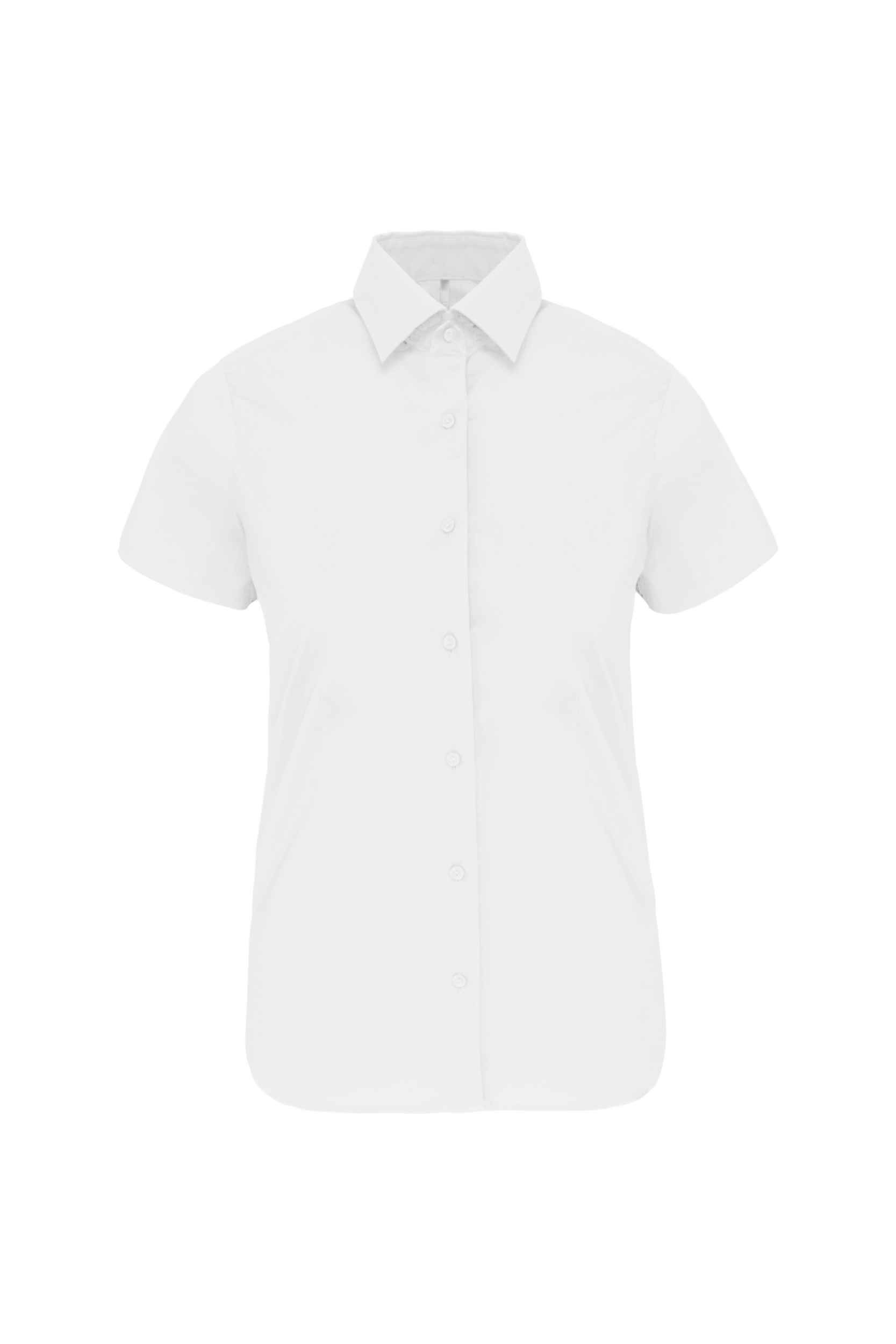 Miniature 11 pour Chemise coton / élasthanne manches courtes femme