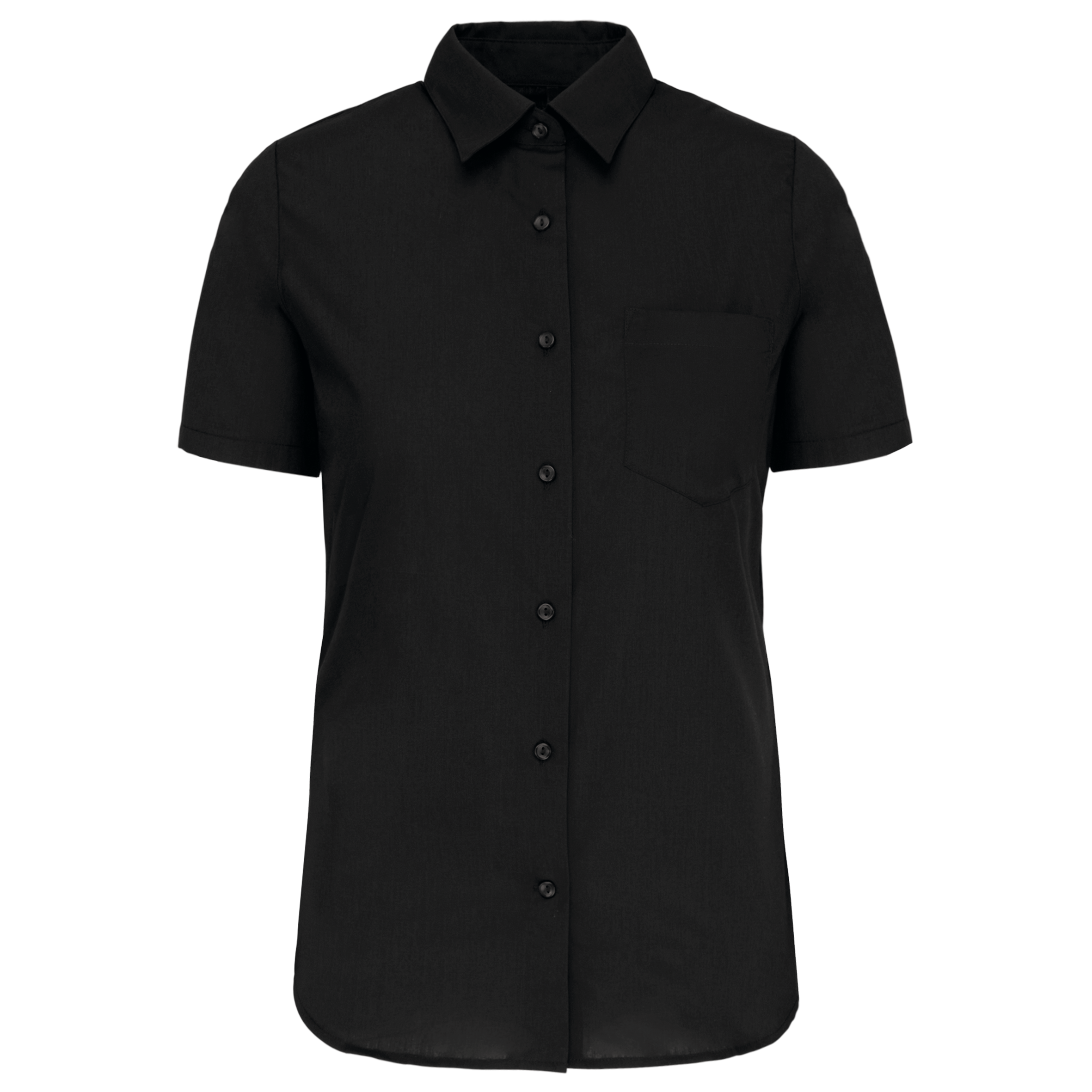 Miniature 10 pour Chemise popeline manches courtes femme
