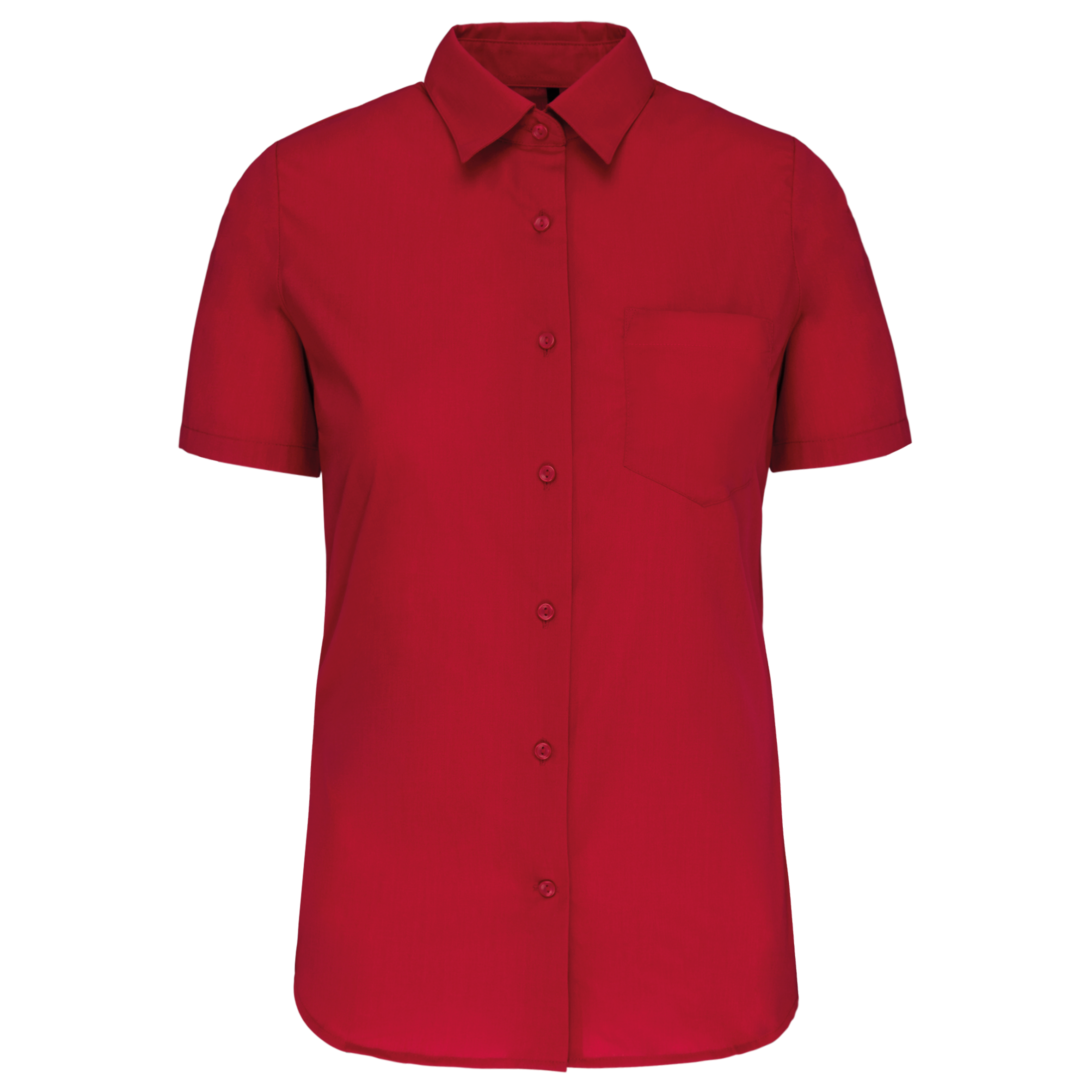 Miniature 12 pour Chemise popeline manches courtes femme