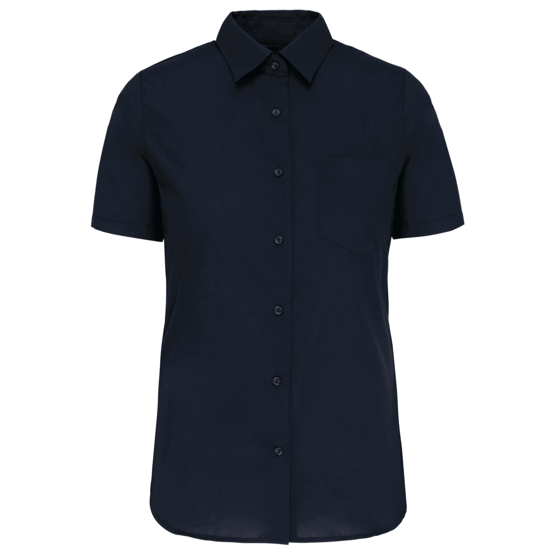 Miniature 14 pour Chemise popeline manches courtes femme