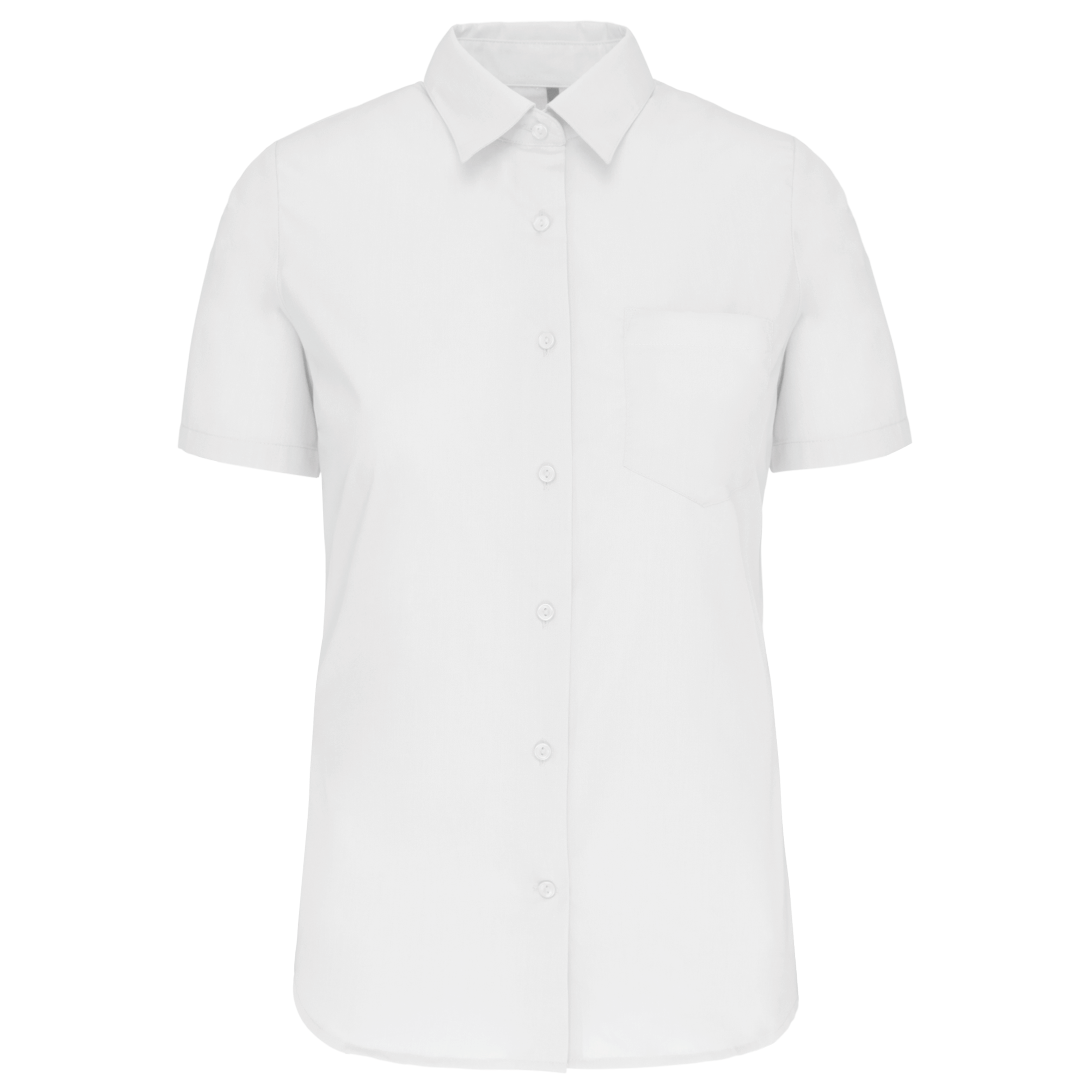 Miniature 16 pour Chemise popeline manches courtes femme