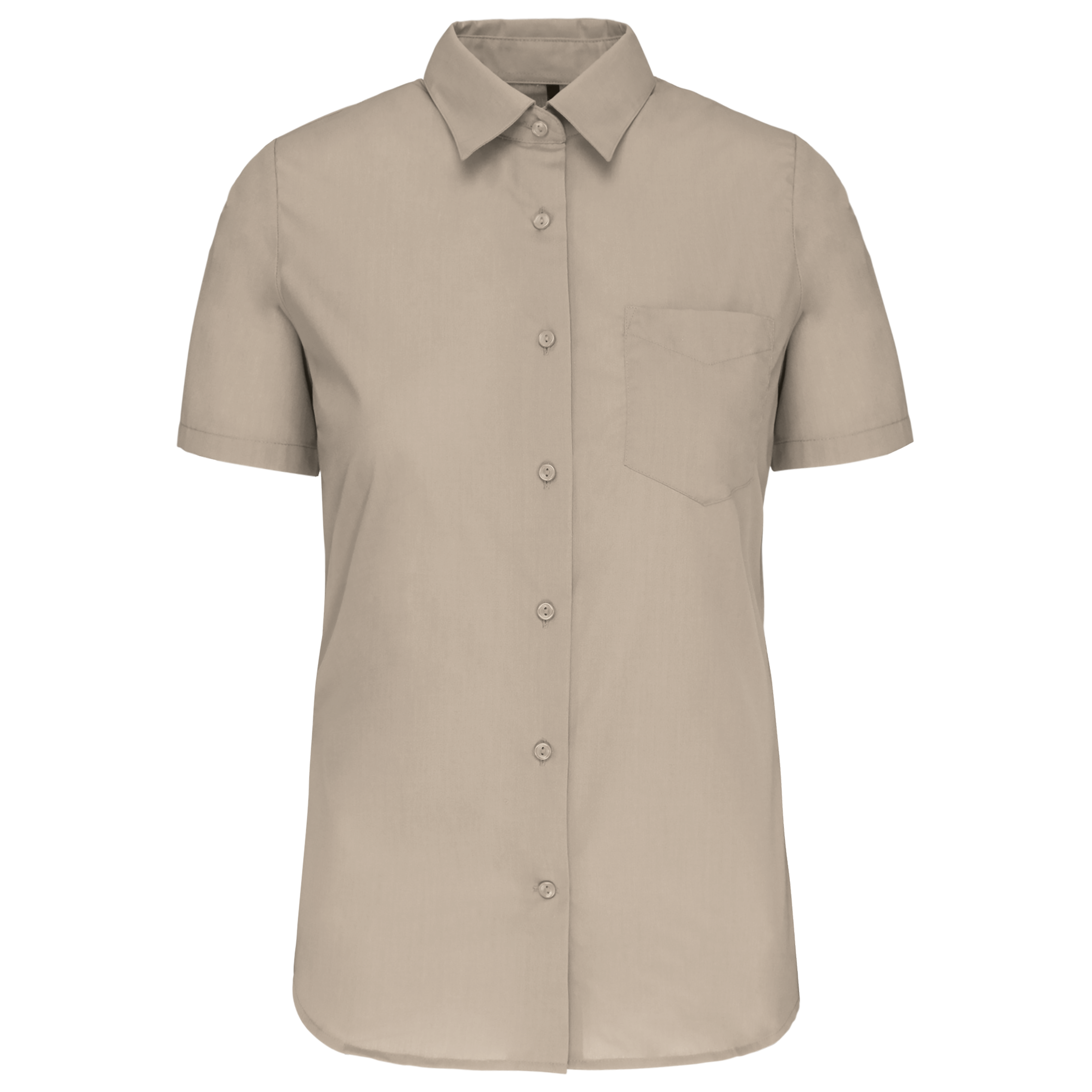Miniature 11 pour Chemise popeline polycoton manches courtes entretien facile femme