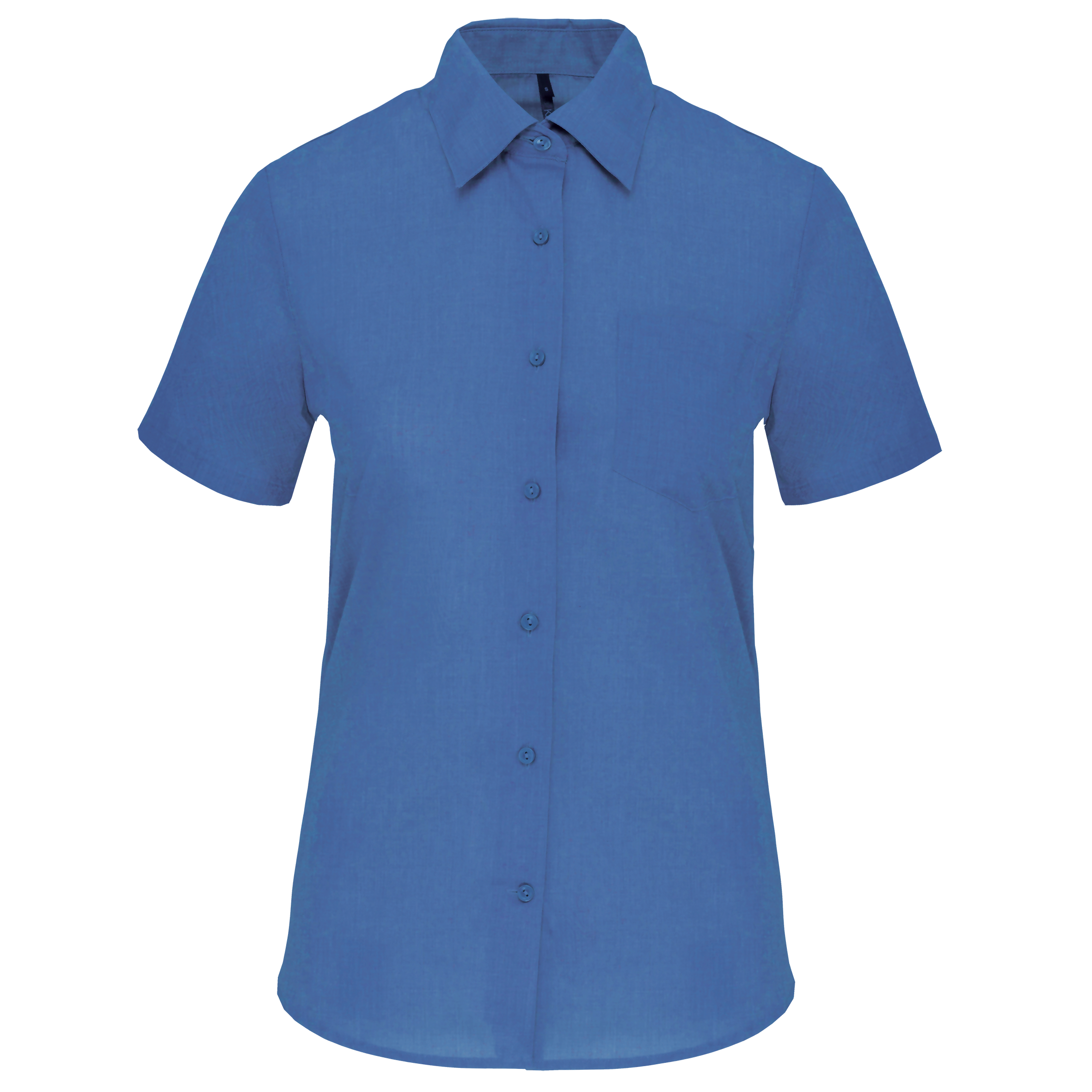Miniature 18 pour Chemise popeline polycoton manches courtes entretien facile femme