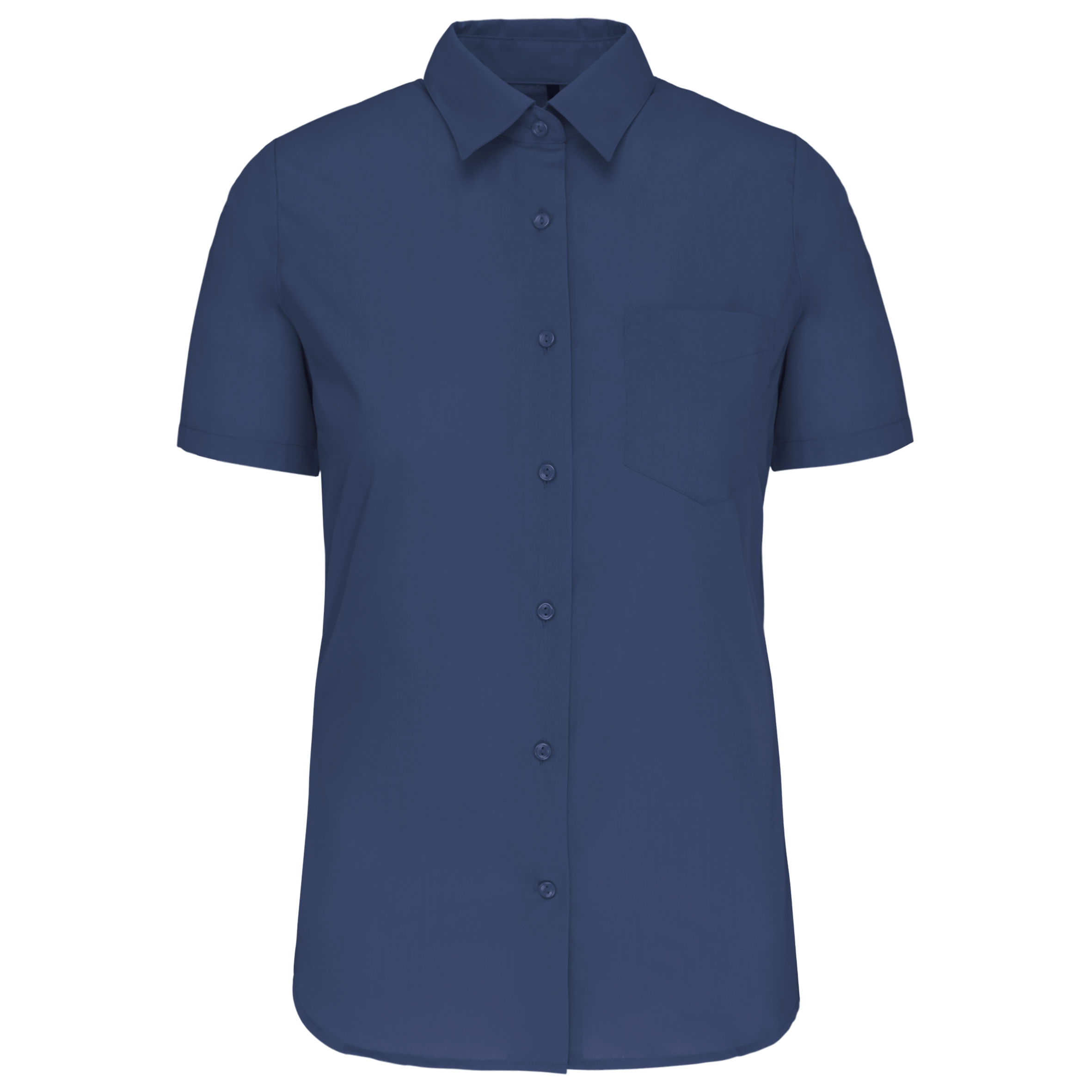 Miniature 19 pour Chemise popeline polycoton manches courtes entretien facile femme