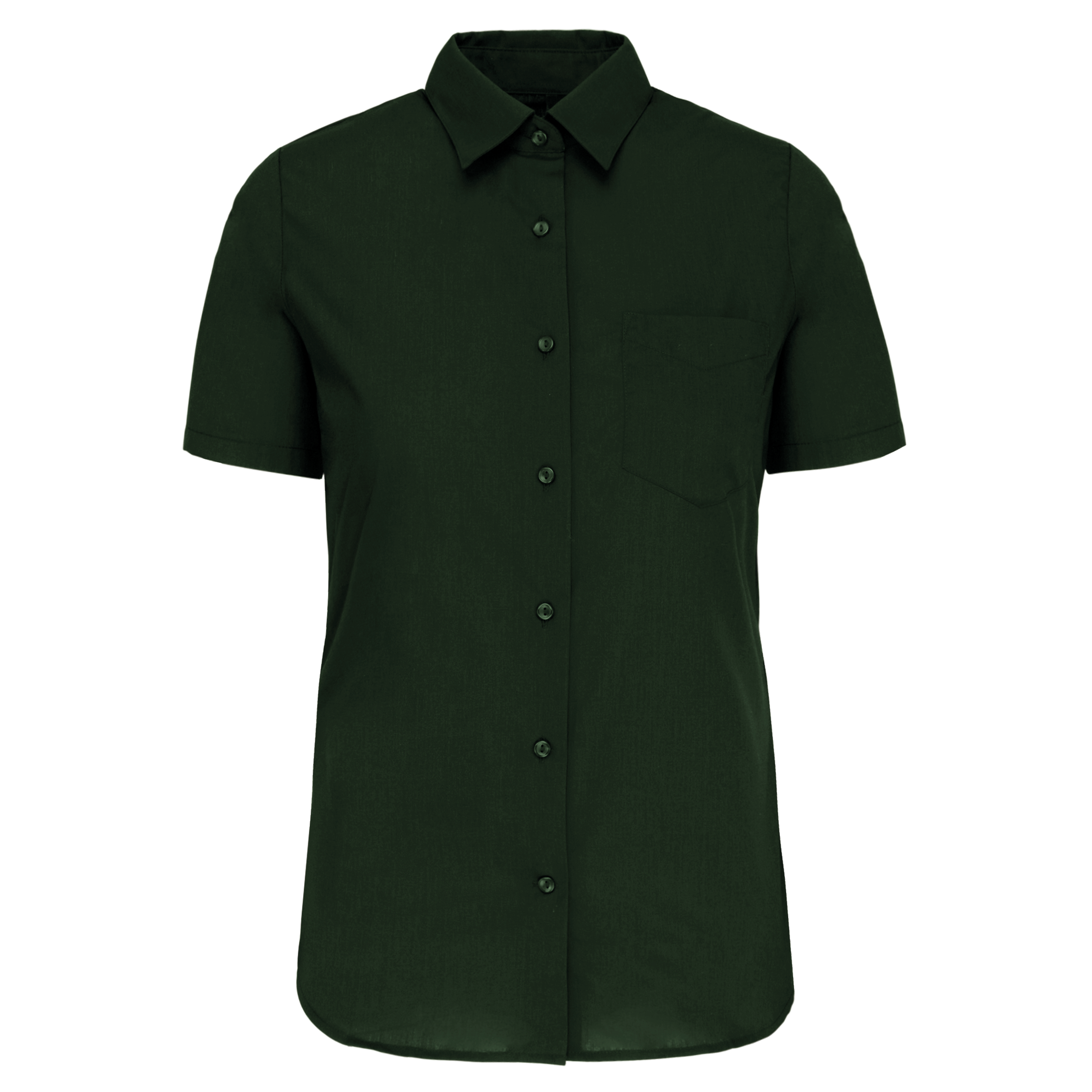 Miniature 20 pour Chemise popeline polycoton manches courtes entretien facile femme
