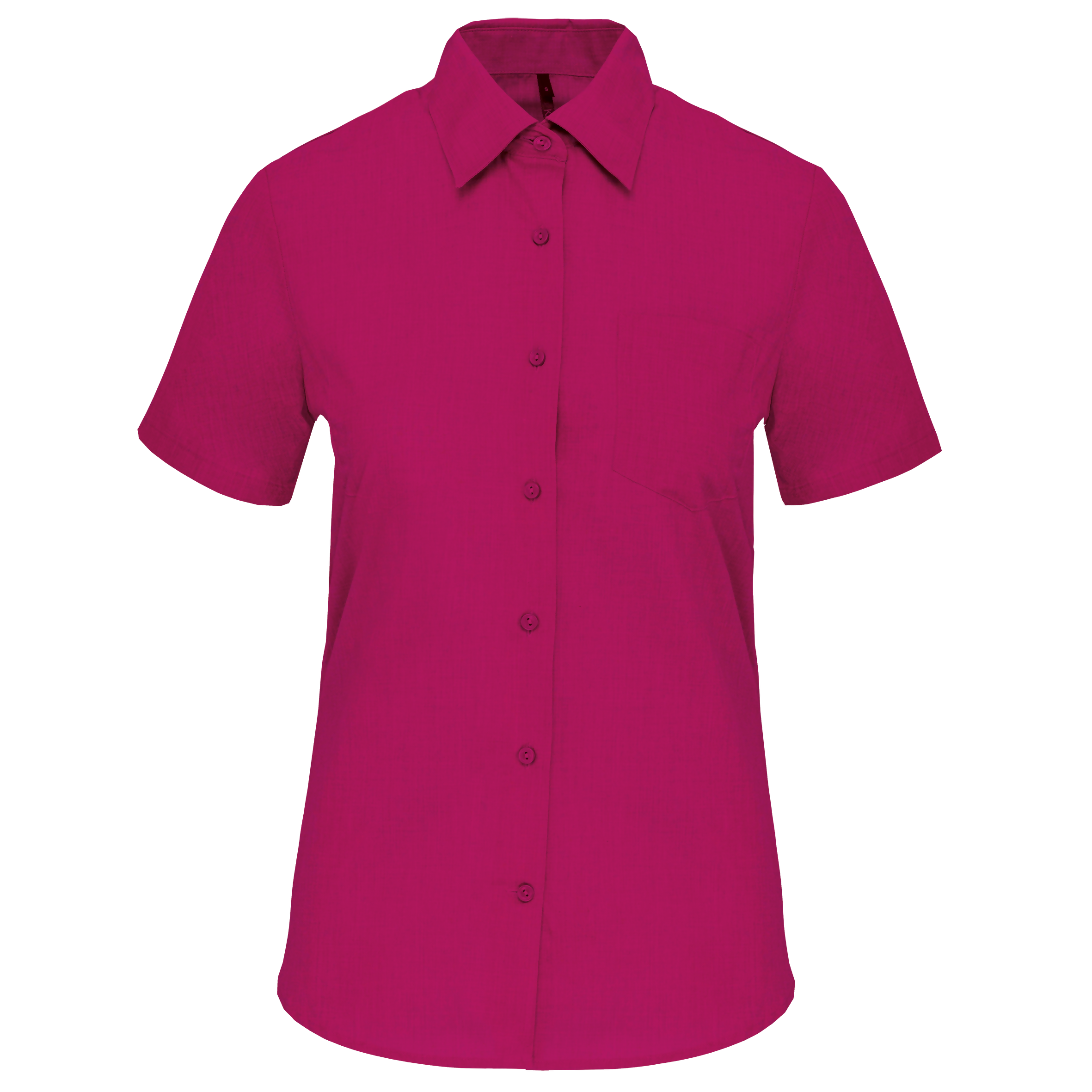 Miniature 21 pour Chemise popeline polycoton manches courtes entretien facile femme