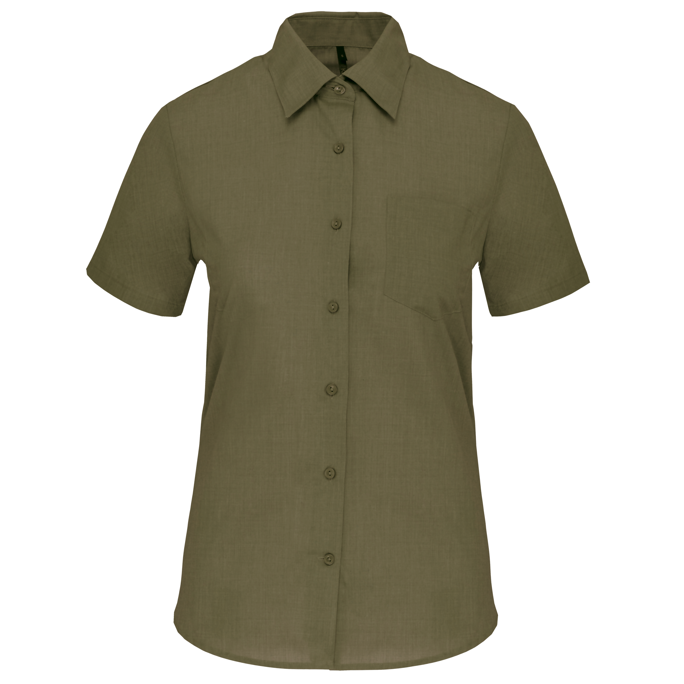 Miniature 23 pour Chemise popeline polycoton manches courtes entretien facile femme