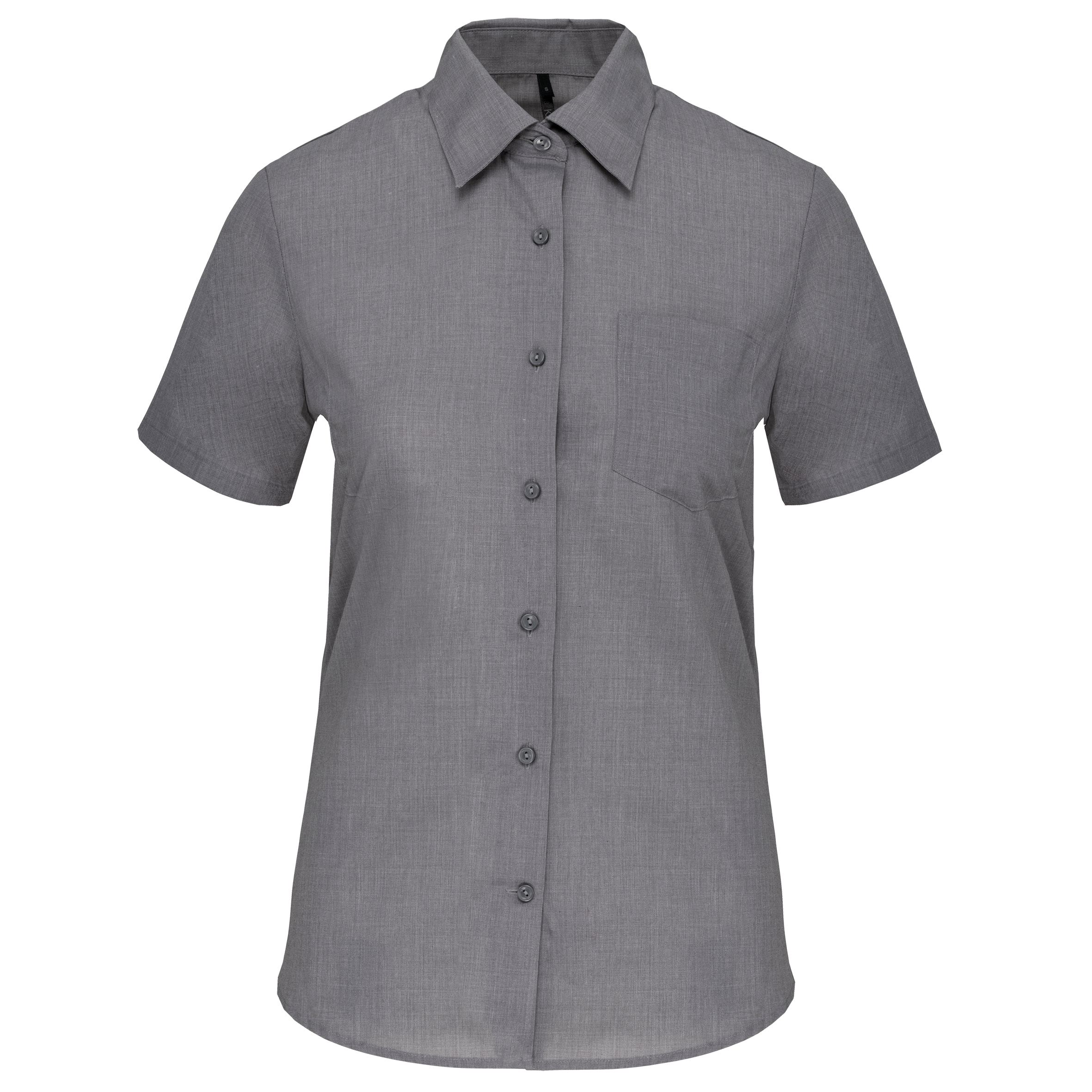 Miniature 25 pour Chemise popeline polycoton manches courtes entretien facile femme