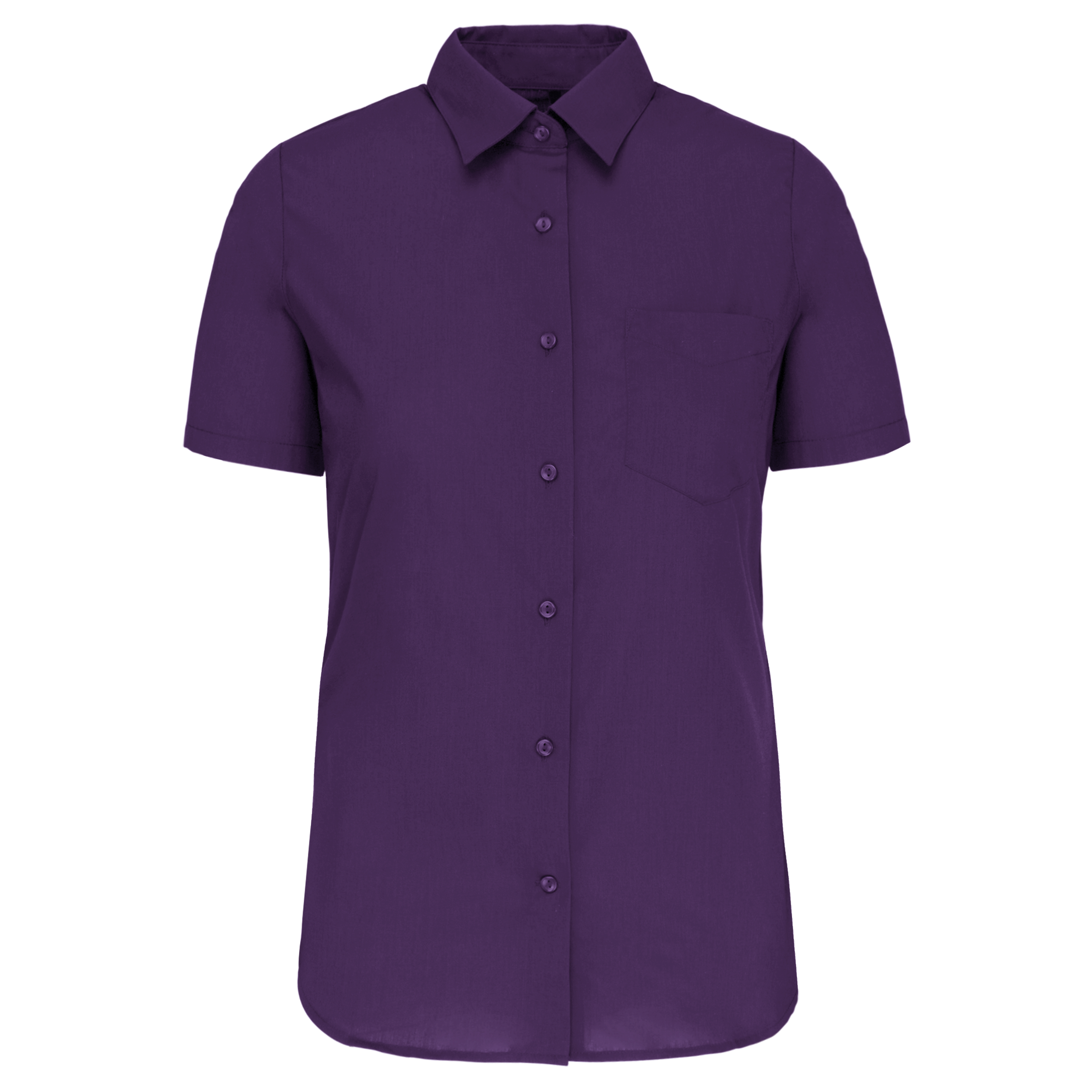 Miniature 29 pour Chemise popeline polycoton manches courtes entretien facile femme
