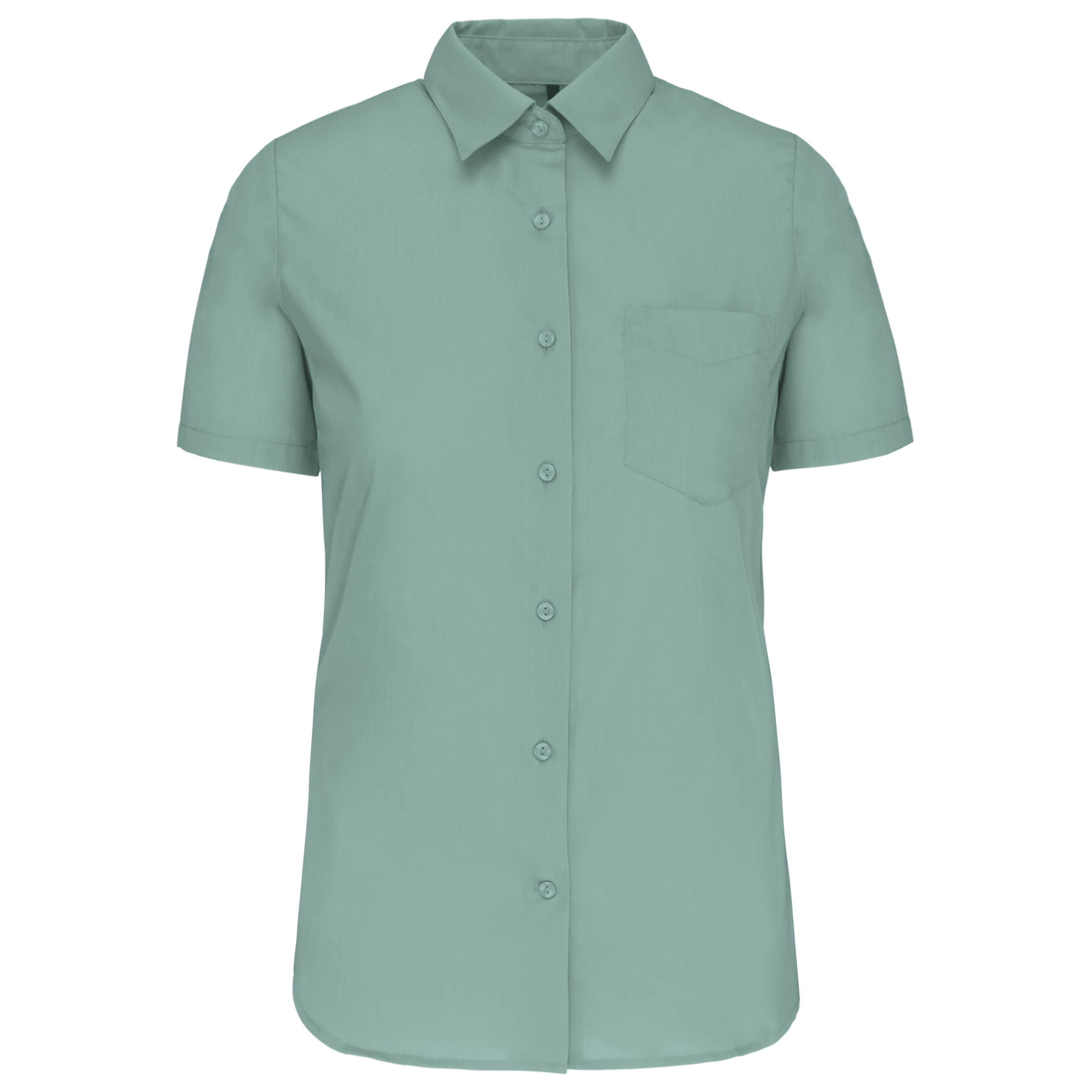 Miniature 30 pour Chemise popeline polycoton manches courtes entretien facile femme