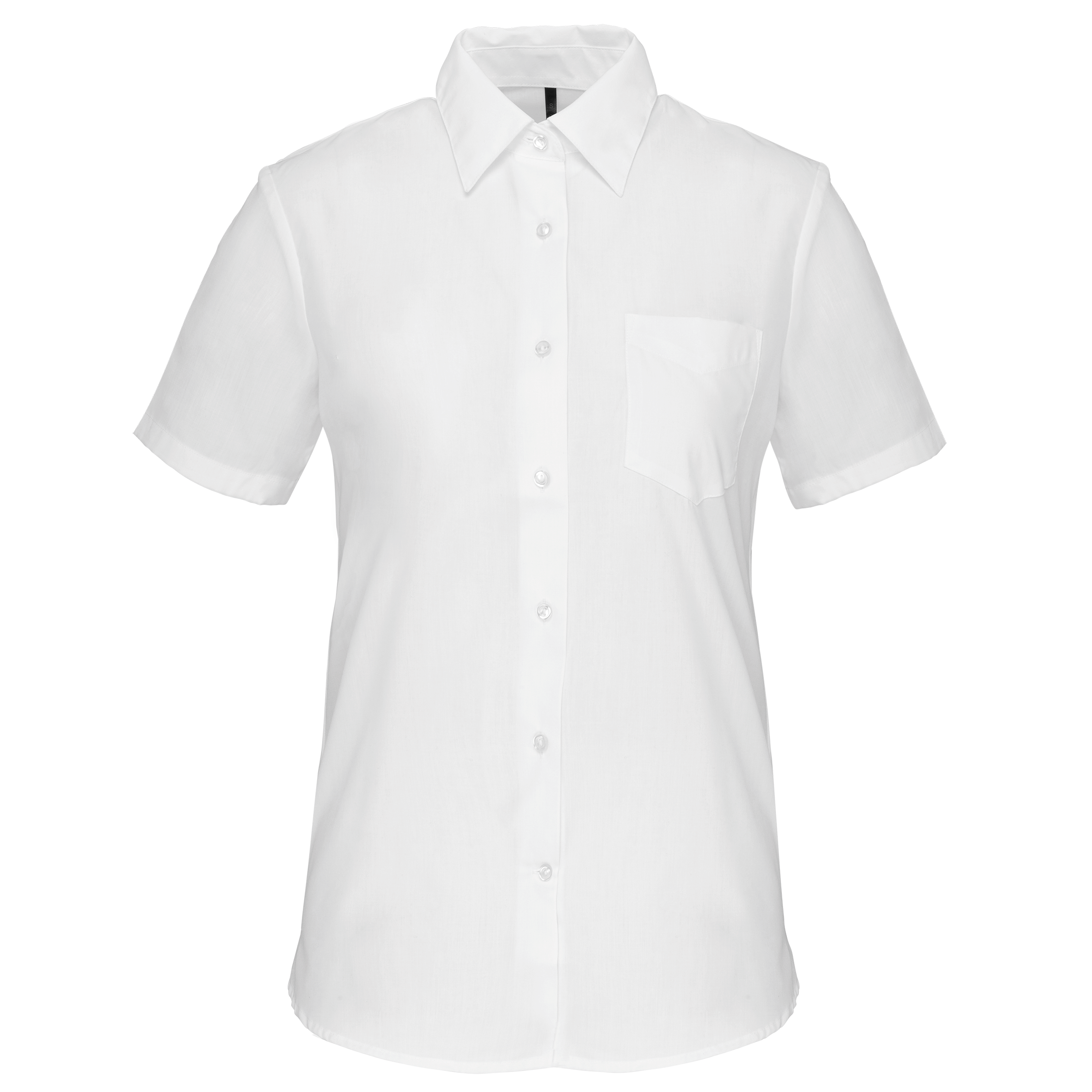 Miniature 33 pour Chemise popeline polycoton manches courtes entretien facile femme