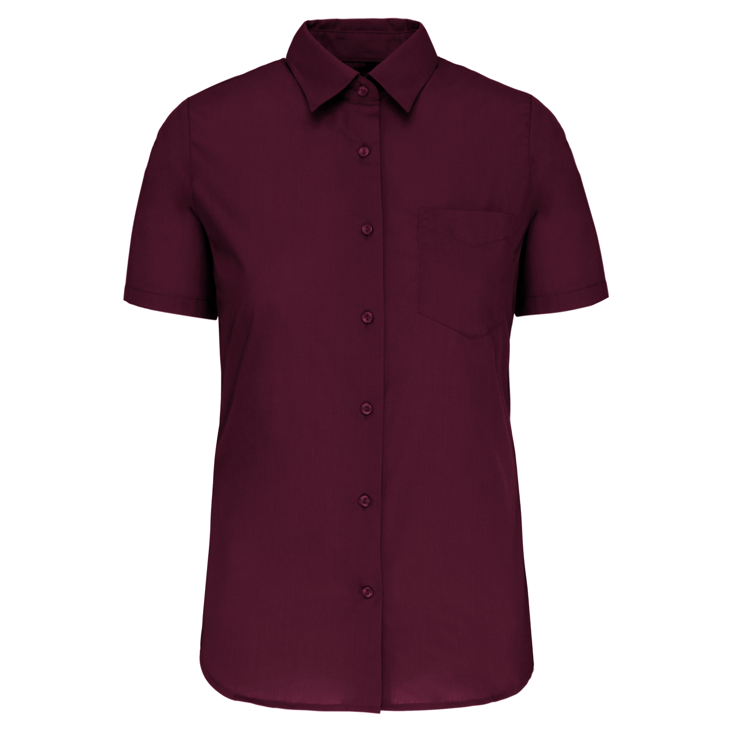 Miniature 34 pour Chemise popeline polycoton manches courtes entretien facile femme