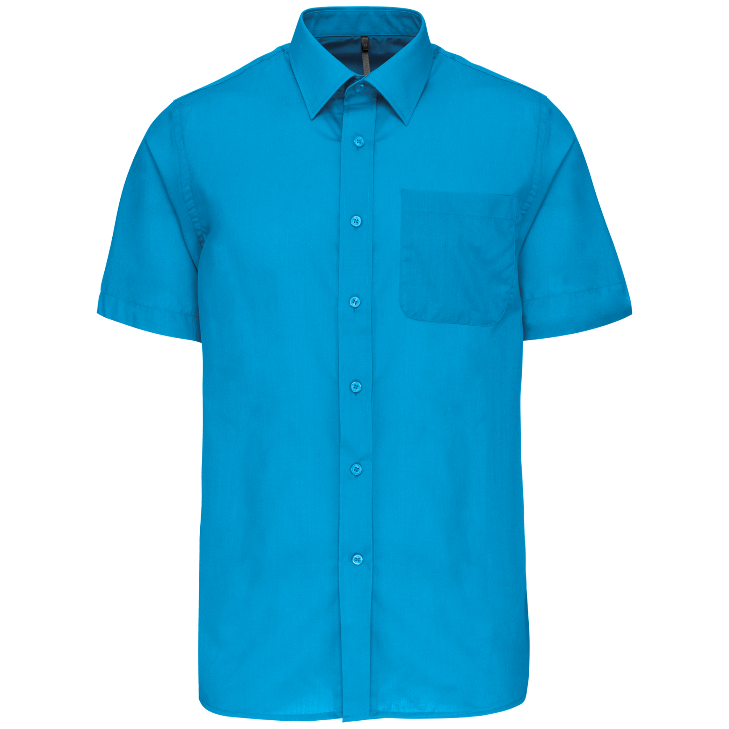 Miniature 14 pour Chemise popeline polycoton manches courtes entretien facile homme