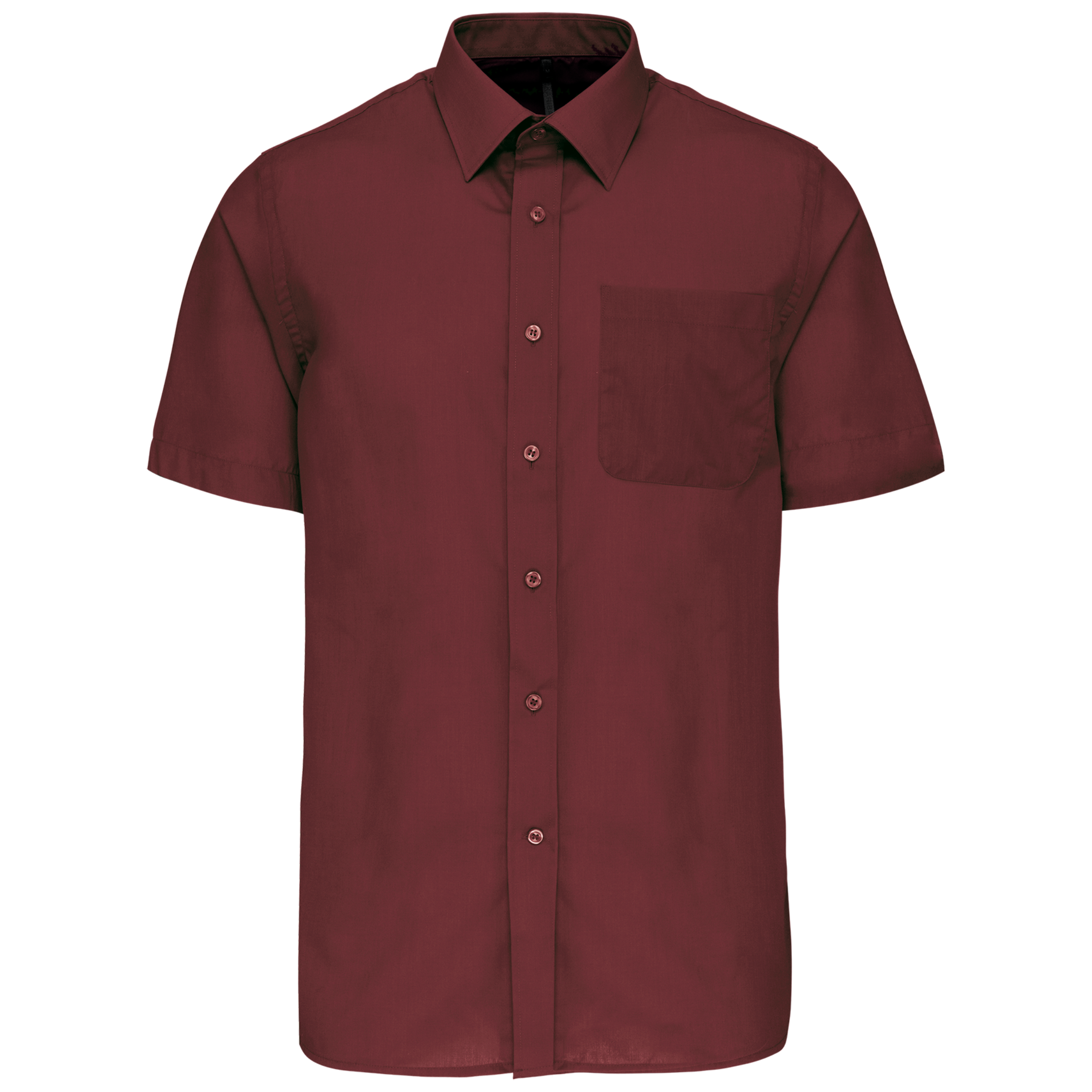 Miniature 34 pour Chemise popeline polycoton manches courtes entretien facile homme