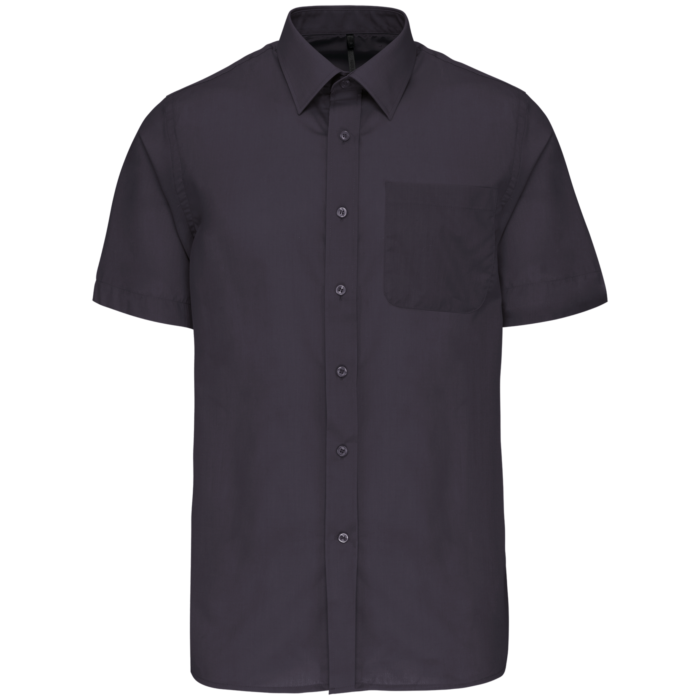 Miniature 36 pour Chemise popeline polycoton manches courtes entretien facile homme