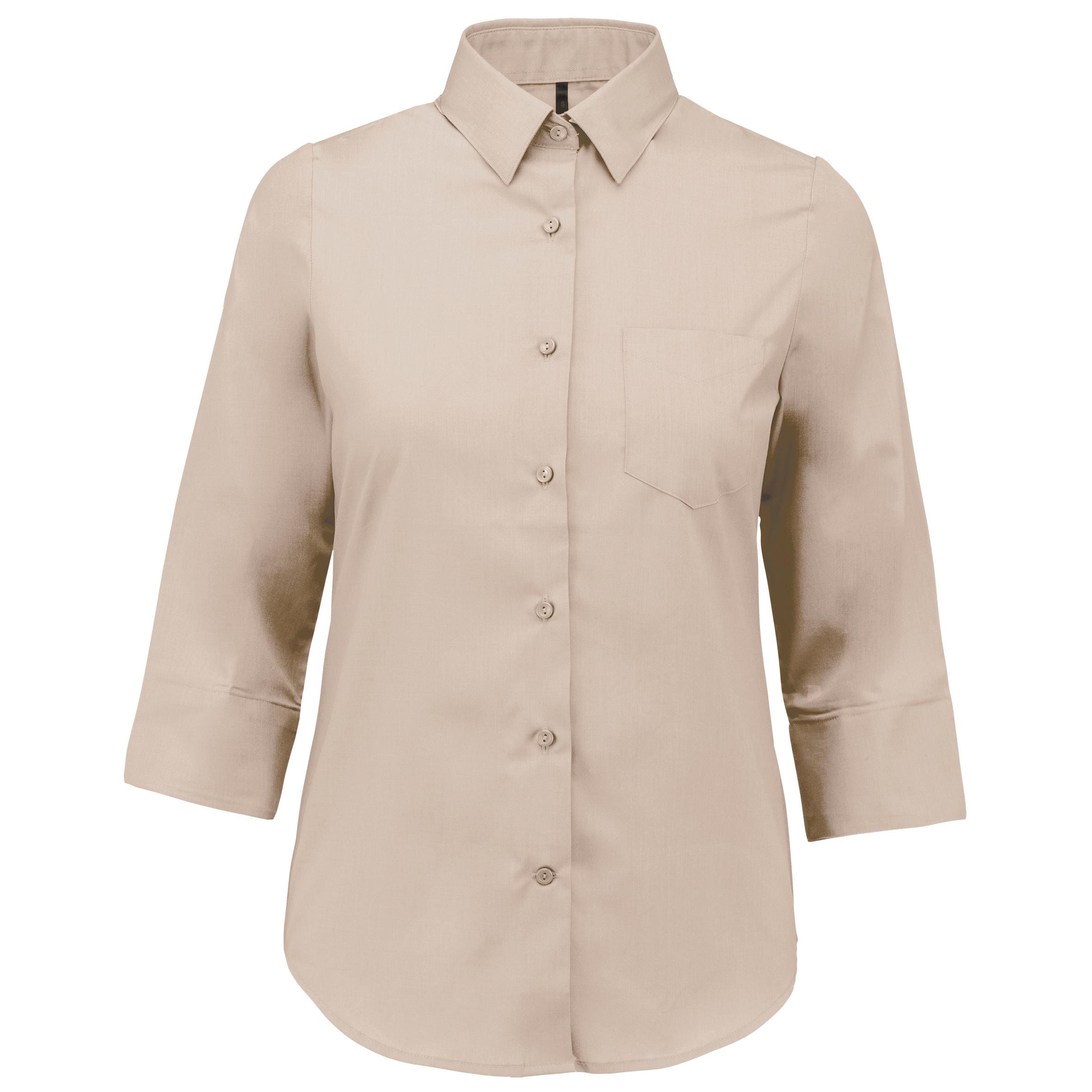 Miniature 9 pour Chemise popeline polycoton manches 3/4 entretien facile femme