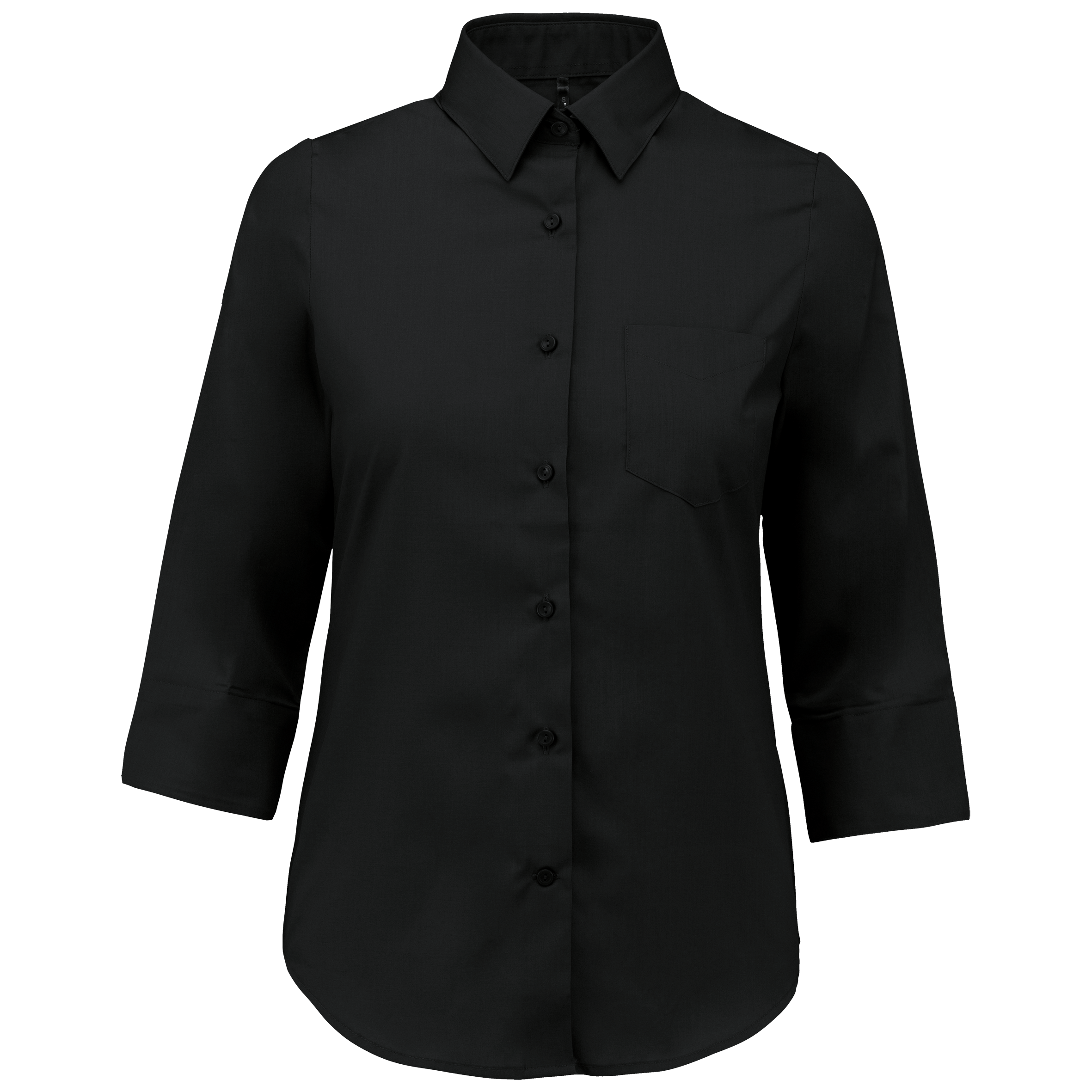 Miniature 10 pour Chemise popeline polycoton manches 3/4 entretien facile femme