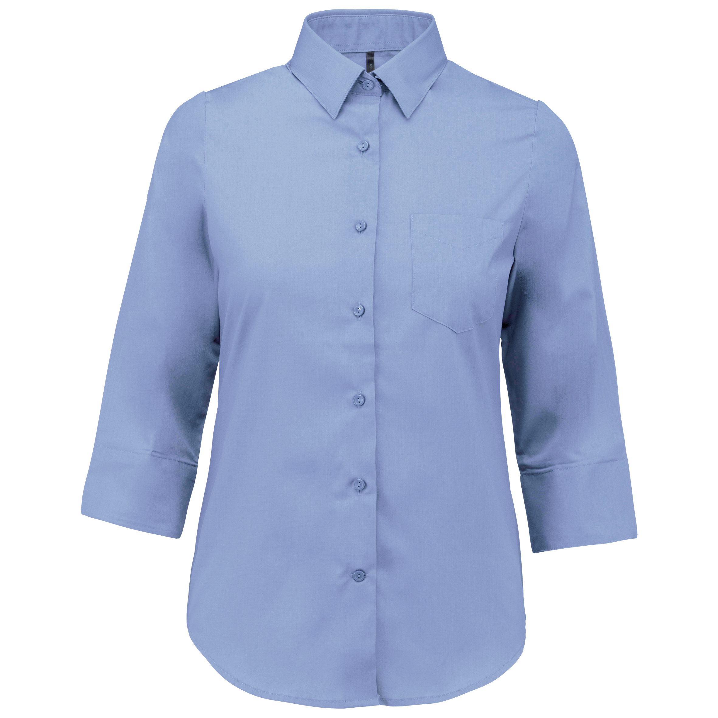 Miniature 11 pour Chemise popeline polycoton manches 3/4 entretien facile femme