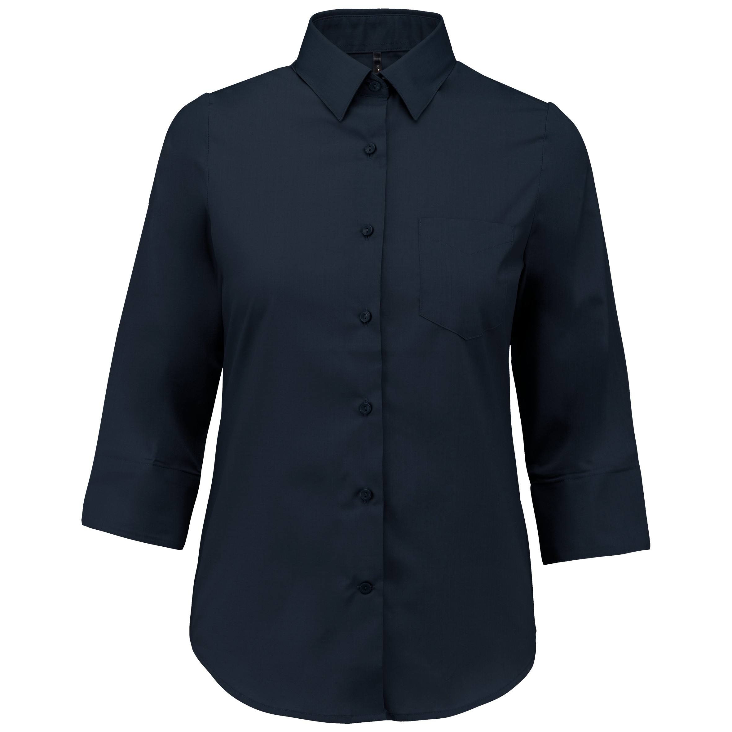 Miniature 16 pour Chemise popeline polycoton manches 3/4 entretien facile femme