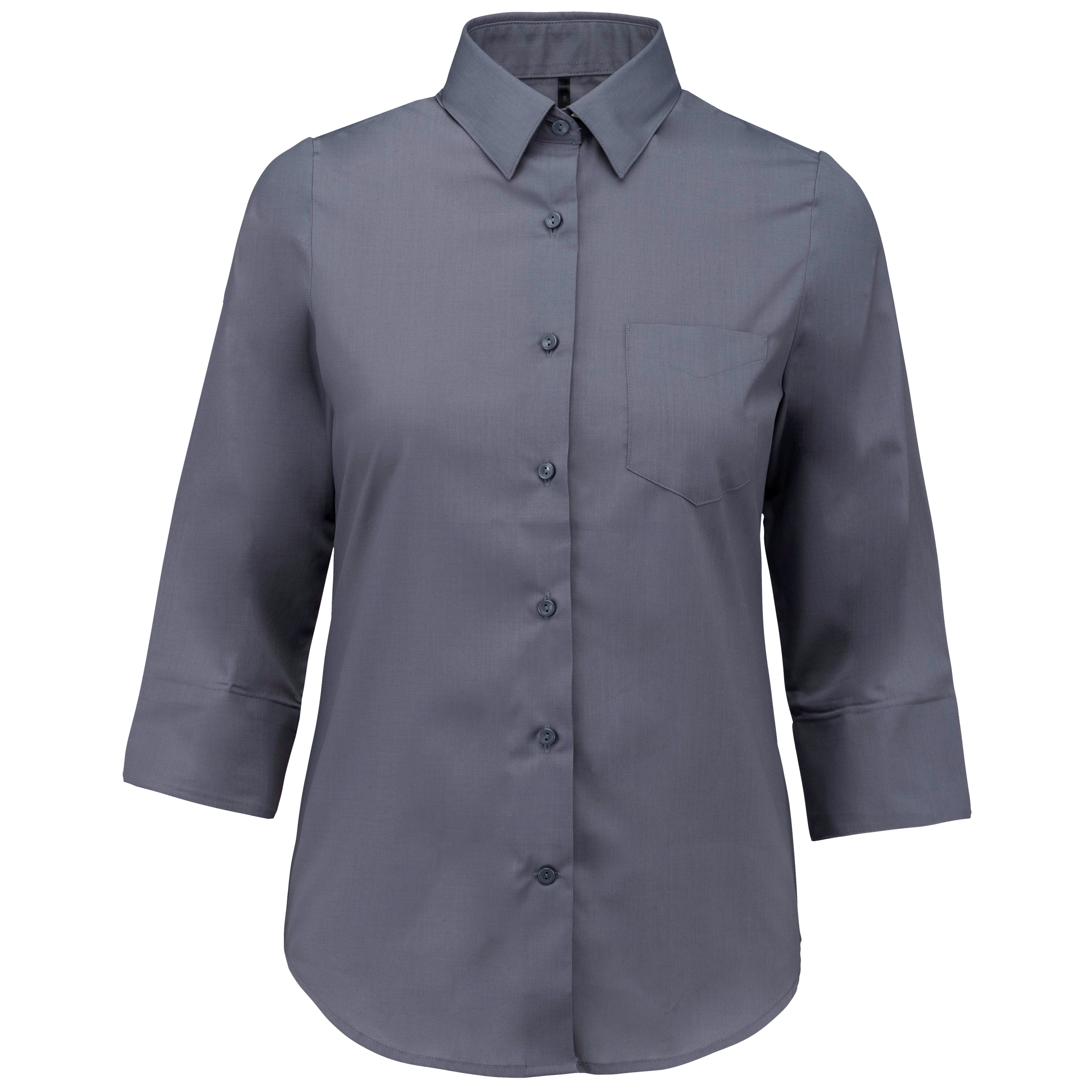 Miniature 18 pour Chemise popeline polycoton manches 3/4 entretien facile femme