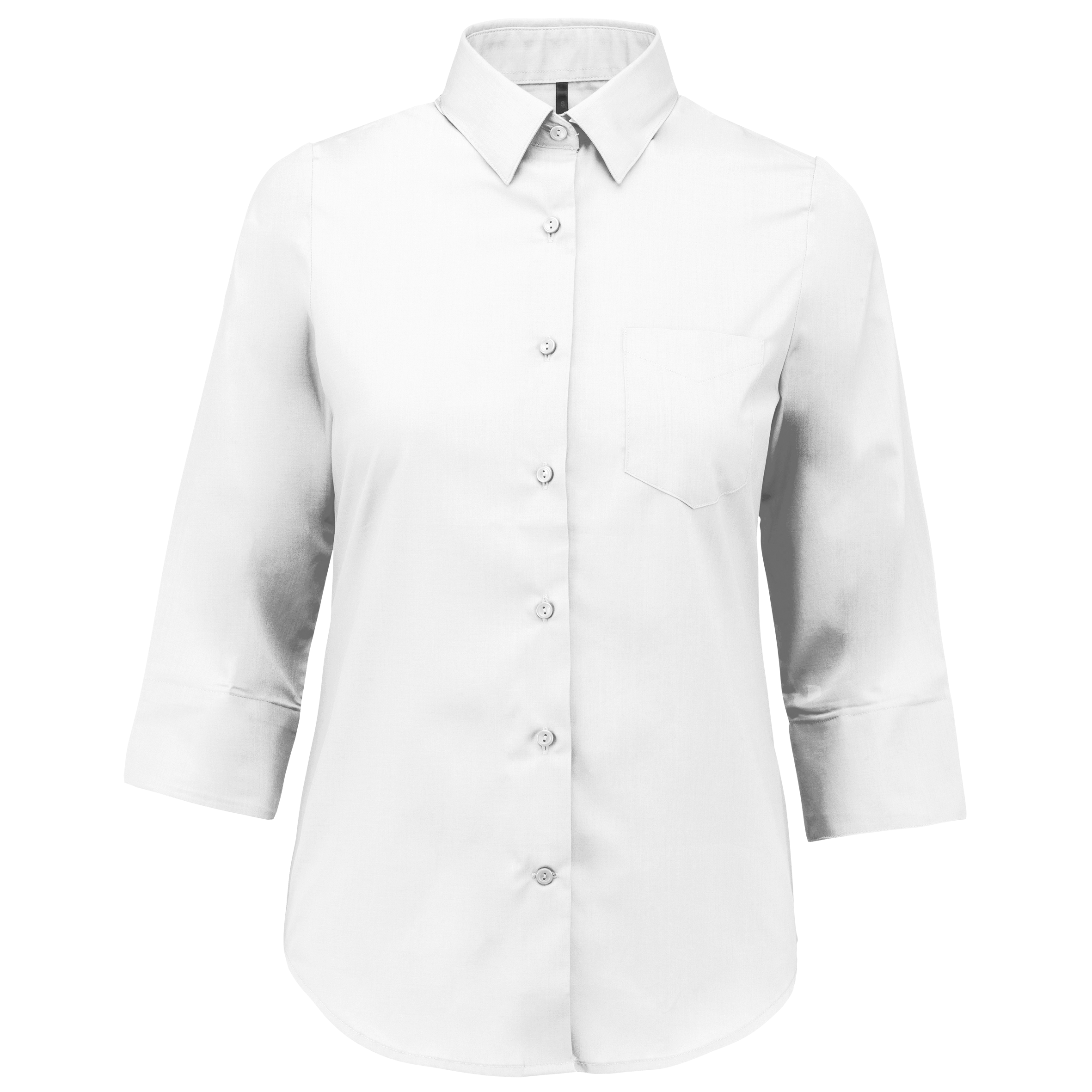 Miniature 19 pour Chemise popeline polycoton manches 3/4 entretien facile femme