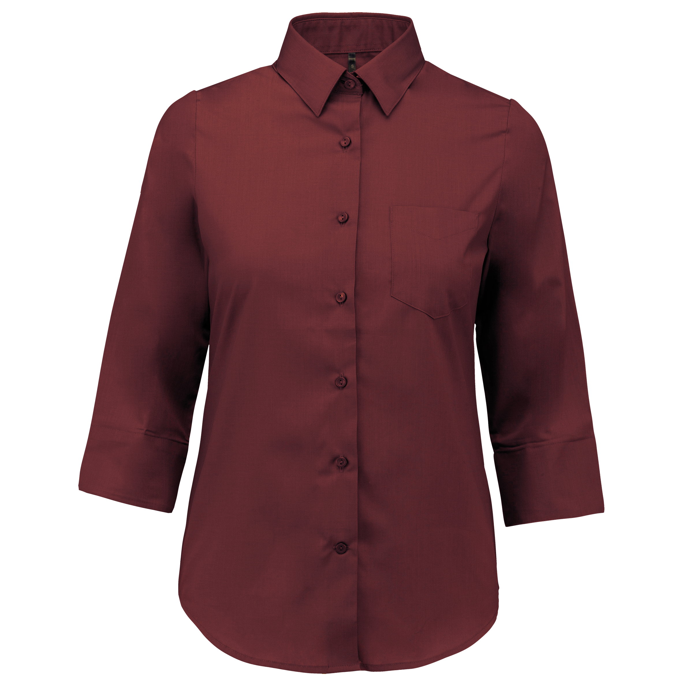 Miniature 20 pour Chemise popeline polycoton manches 3/4 entretien facile femme