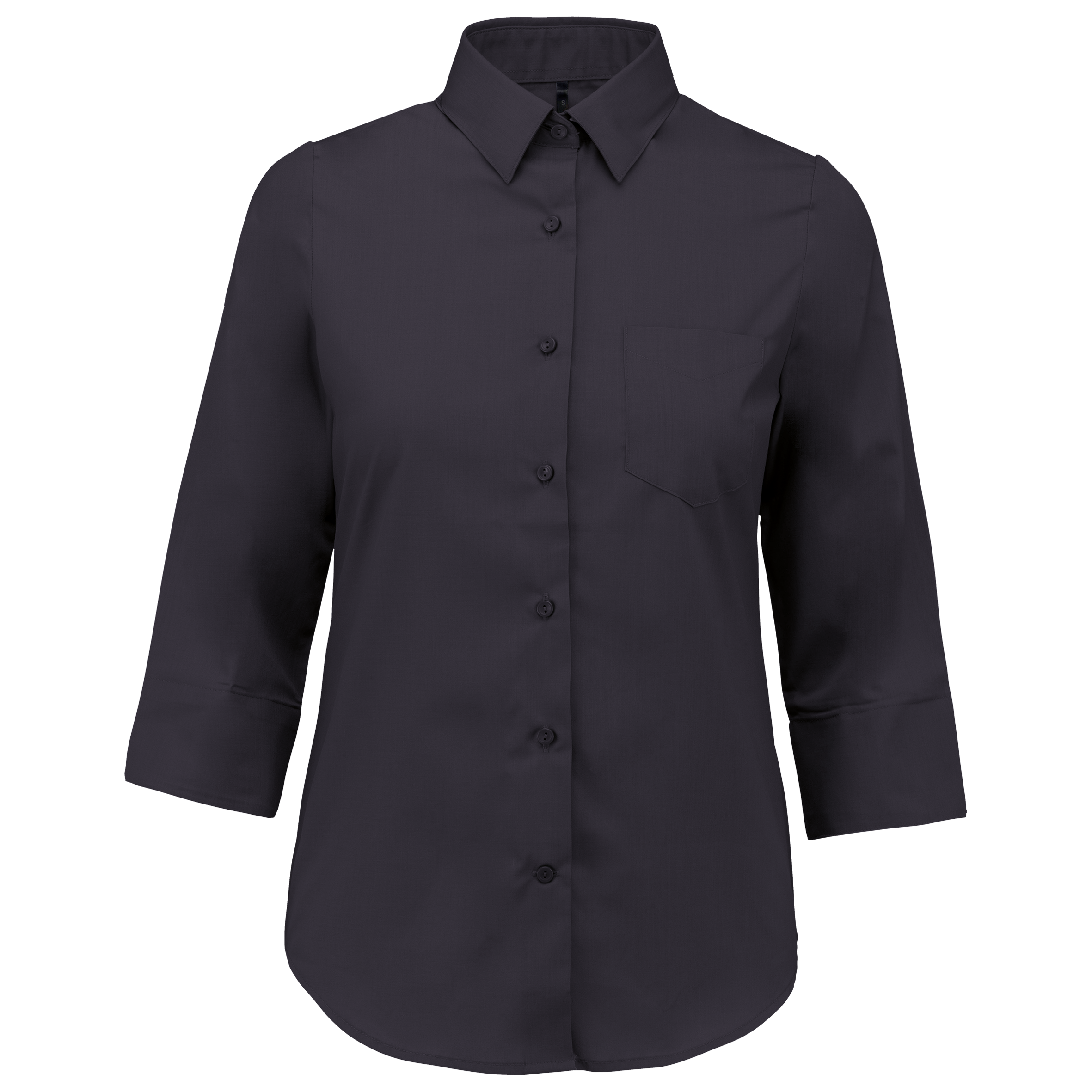 Miniature 21 pour Chemise popeline polycoton manches 3/4 entretien facile femme