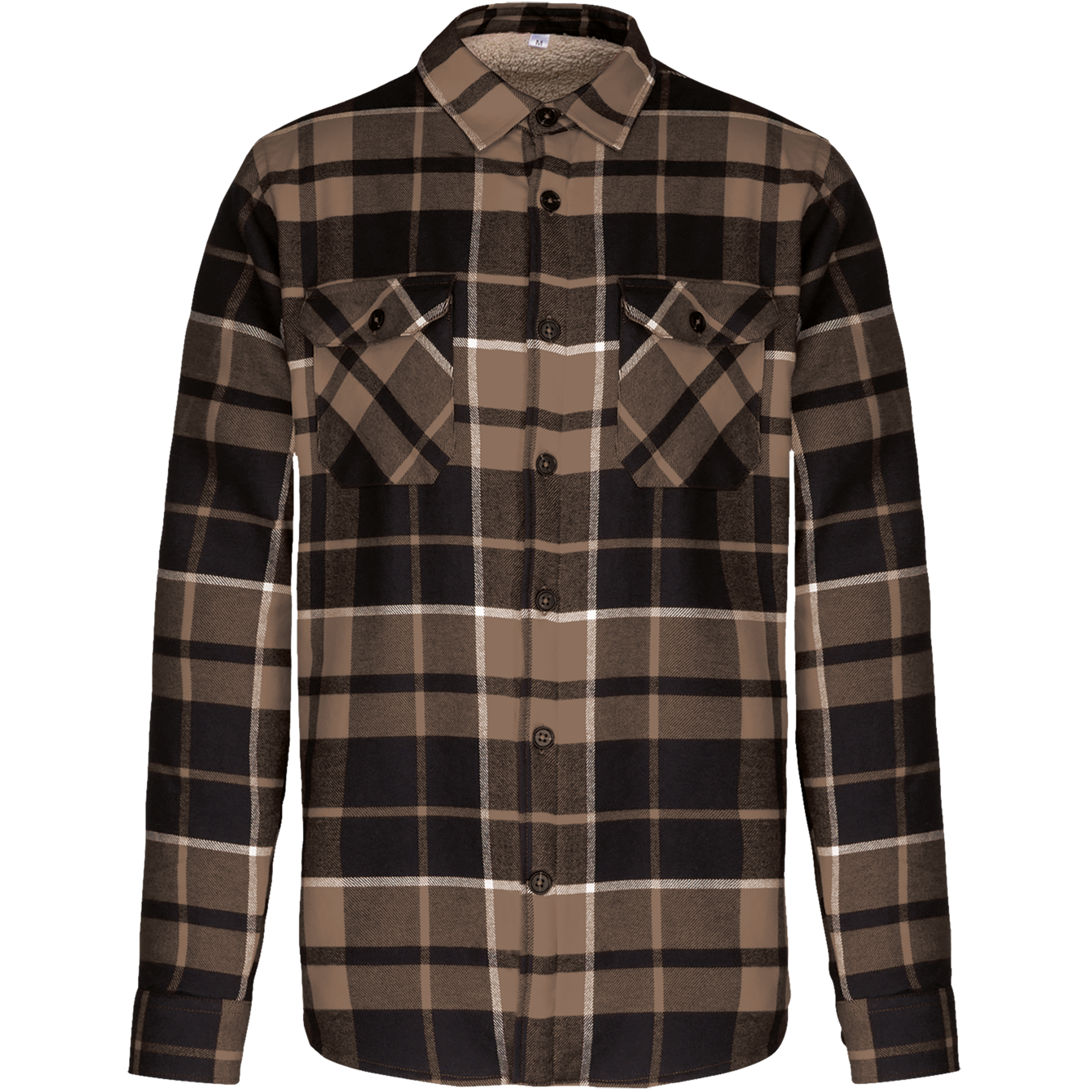 Miniature 16 pour Surchemise à carreaux doublée sherpa homme