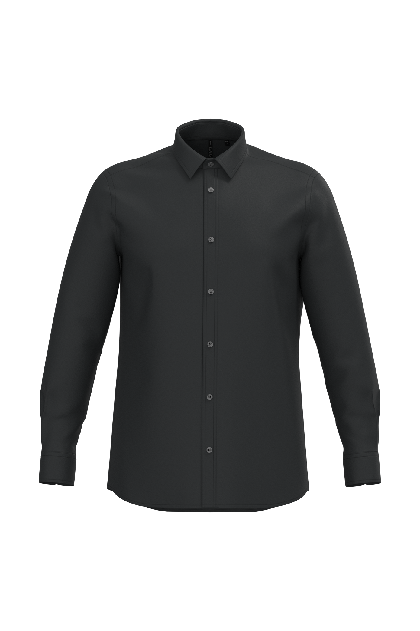 Visuel Chemise popeline polycoton sans poche entretien facile homme
