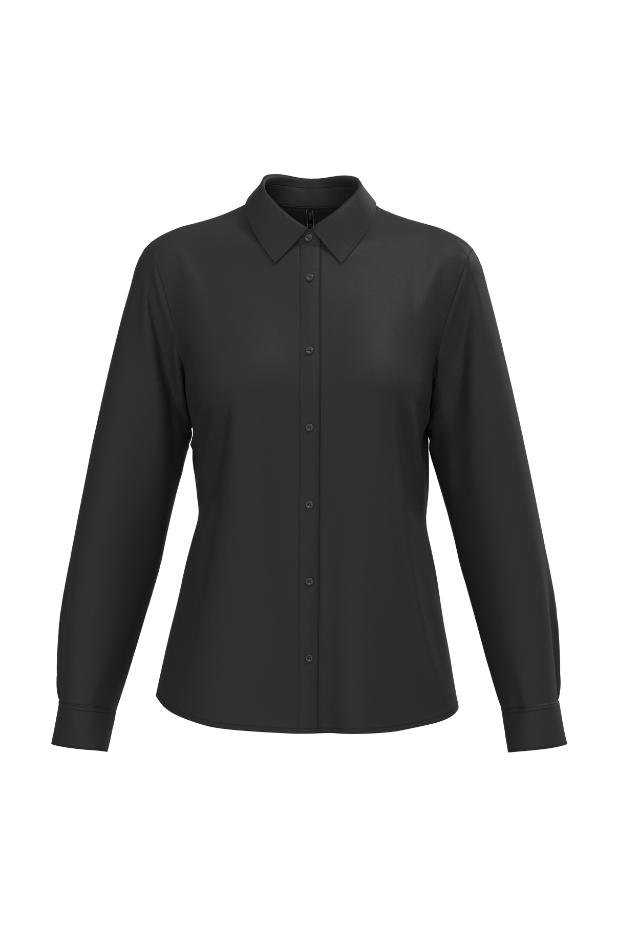 Visuel Chemise popeline polycoton sans poche entretien facile femme