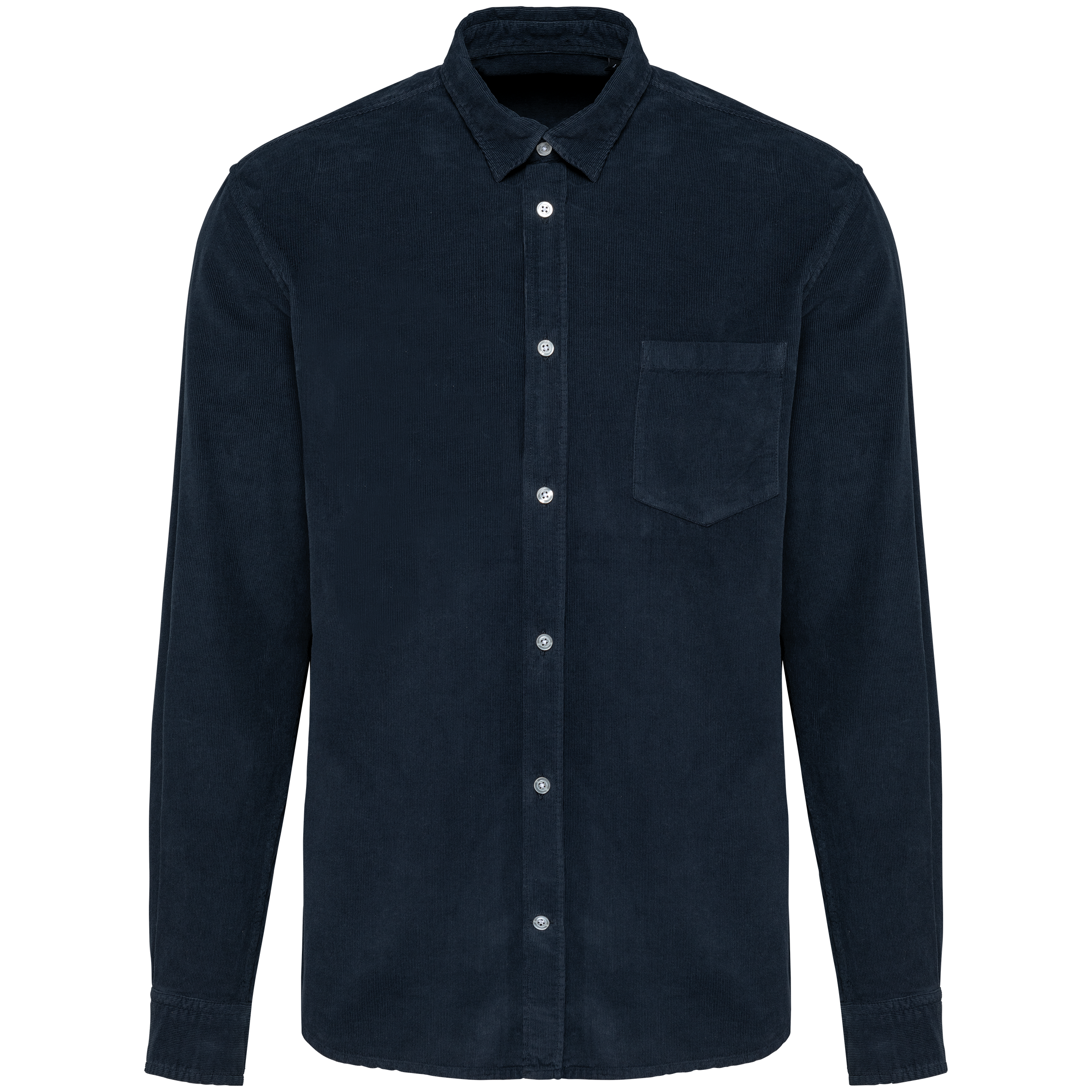 Miniature 9 pour Chemise manches longues en velours homme