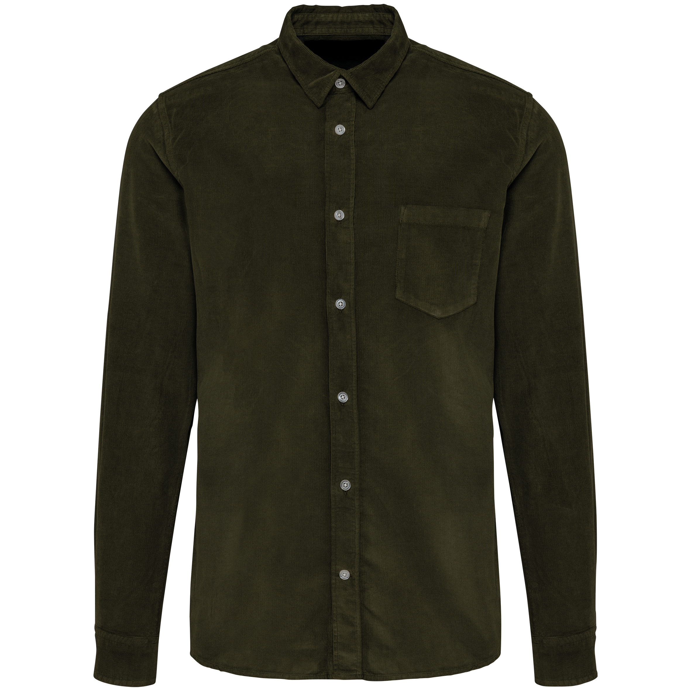 Miniature 10 pour Chemise manches longues en velours homme