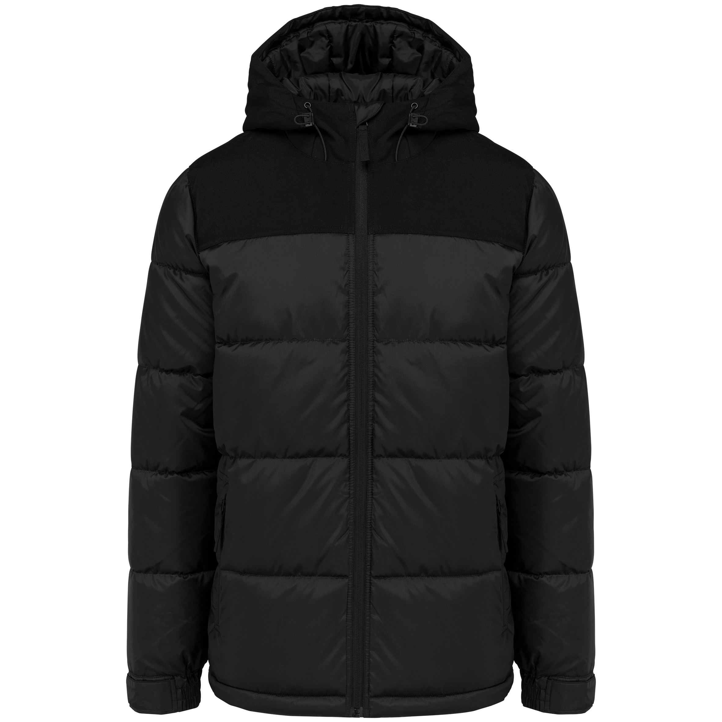 Miniature 19 pour Parka matelassée à capuche bi-ton unisexe