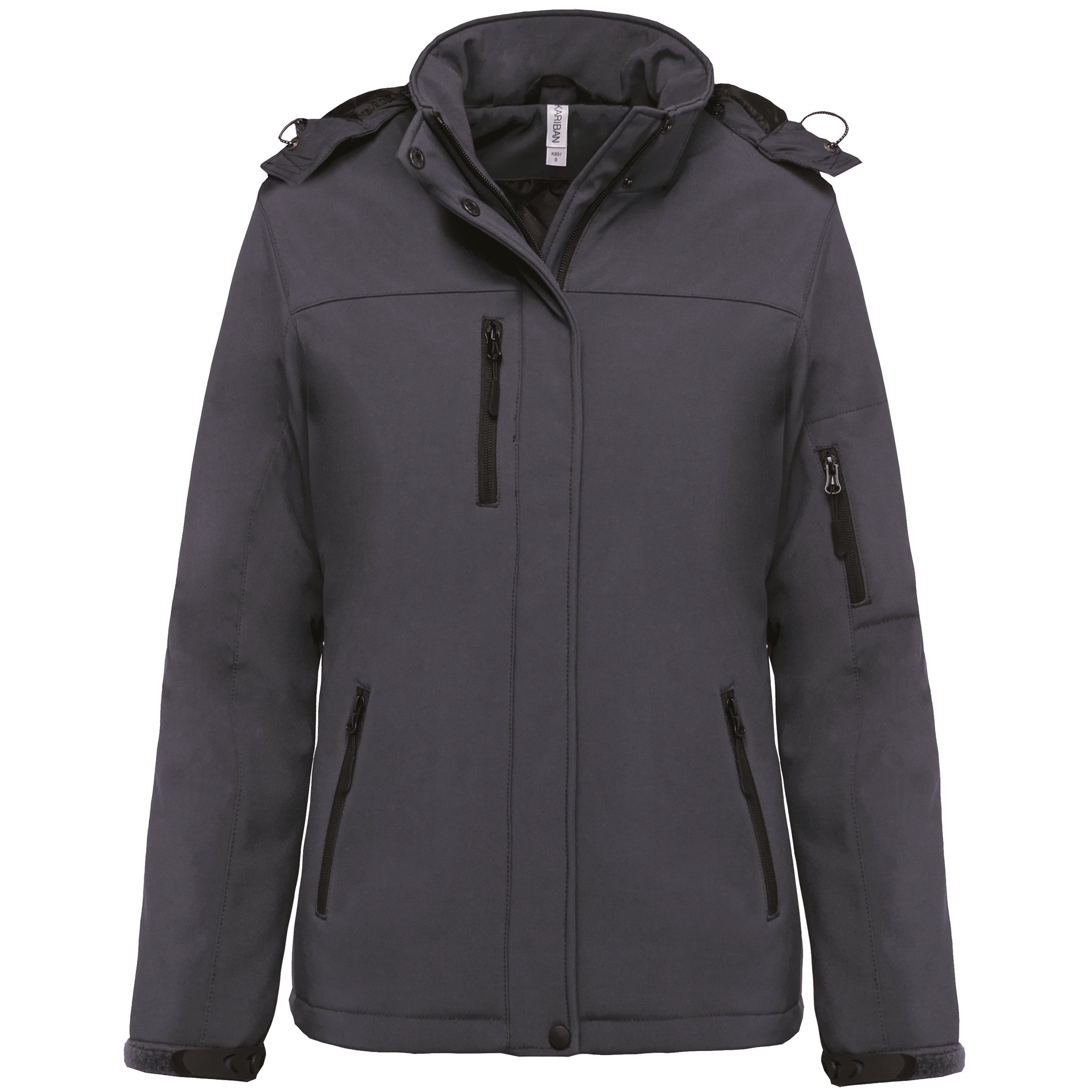 Miniature 19 pour Parka softshell doublée capuche femme