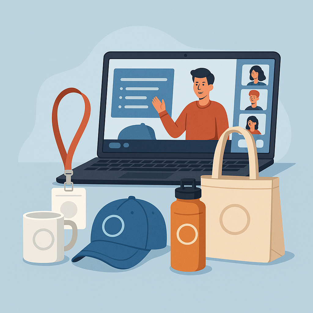 Objets publicitaires pour les salons virtuels