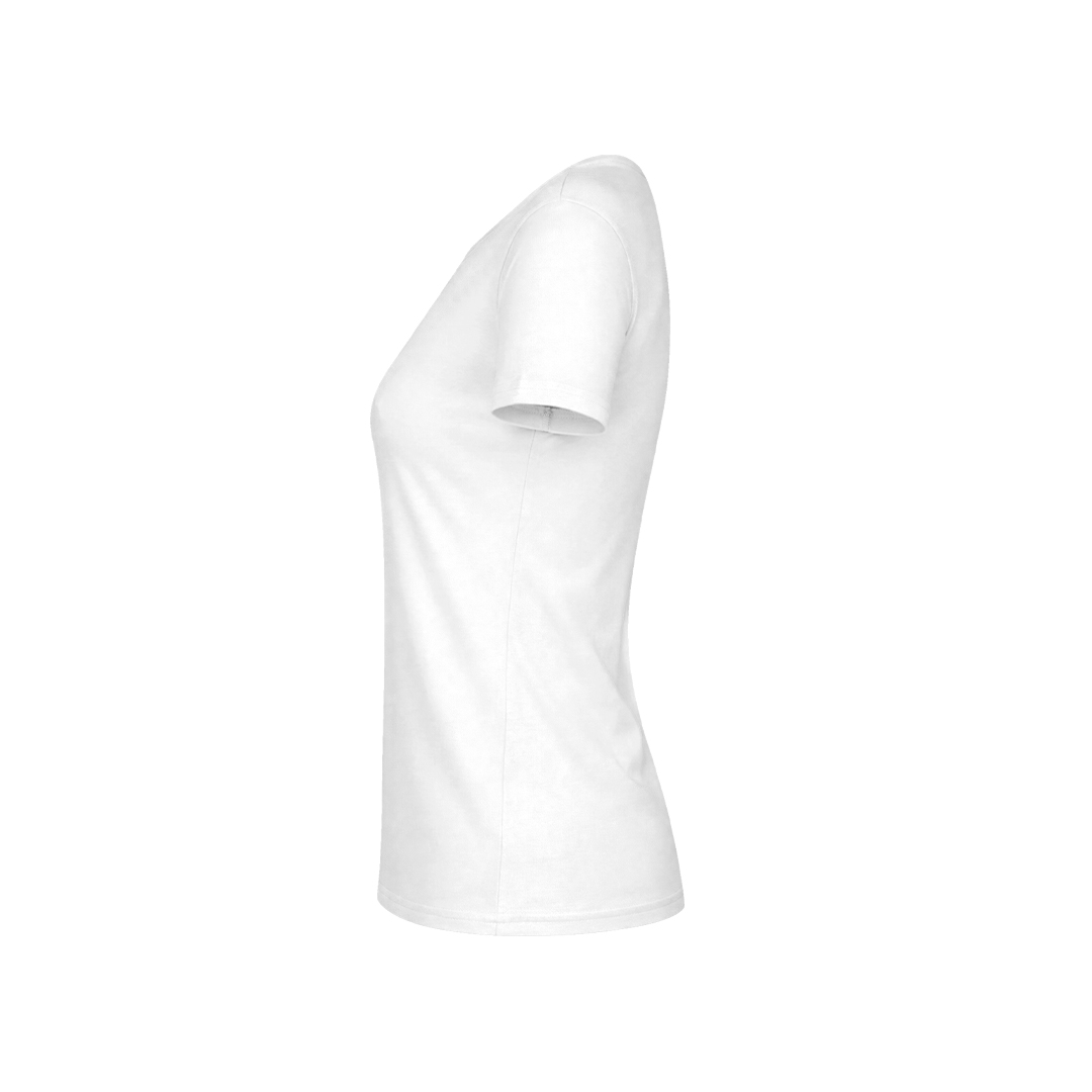 Miniature 3 pour T-Shirt Femme Blanc "keya" Zazufojo - personnalisable