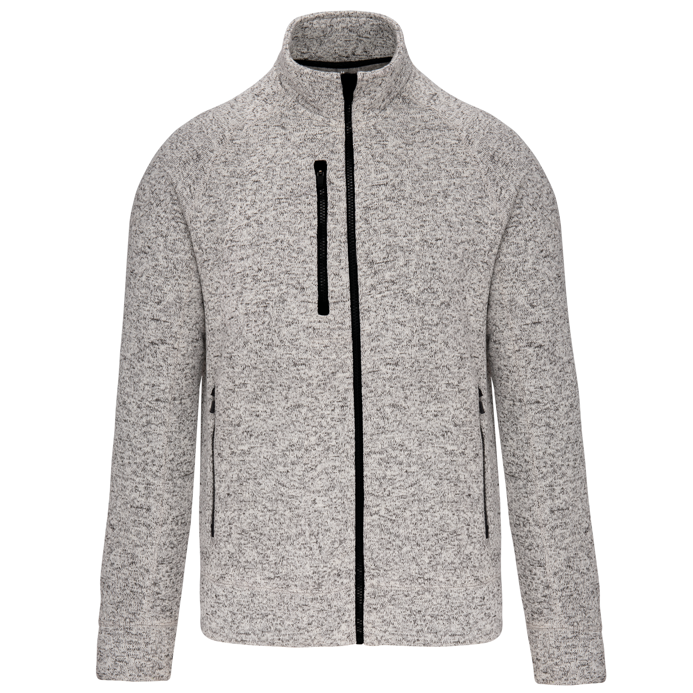 Miniature 12 pour Veste zippée chinée homme