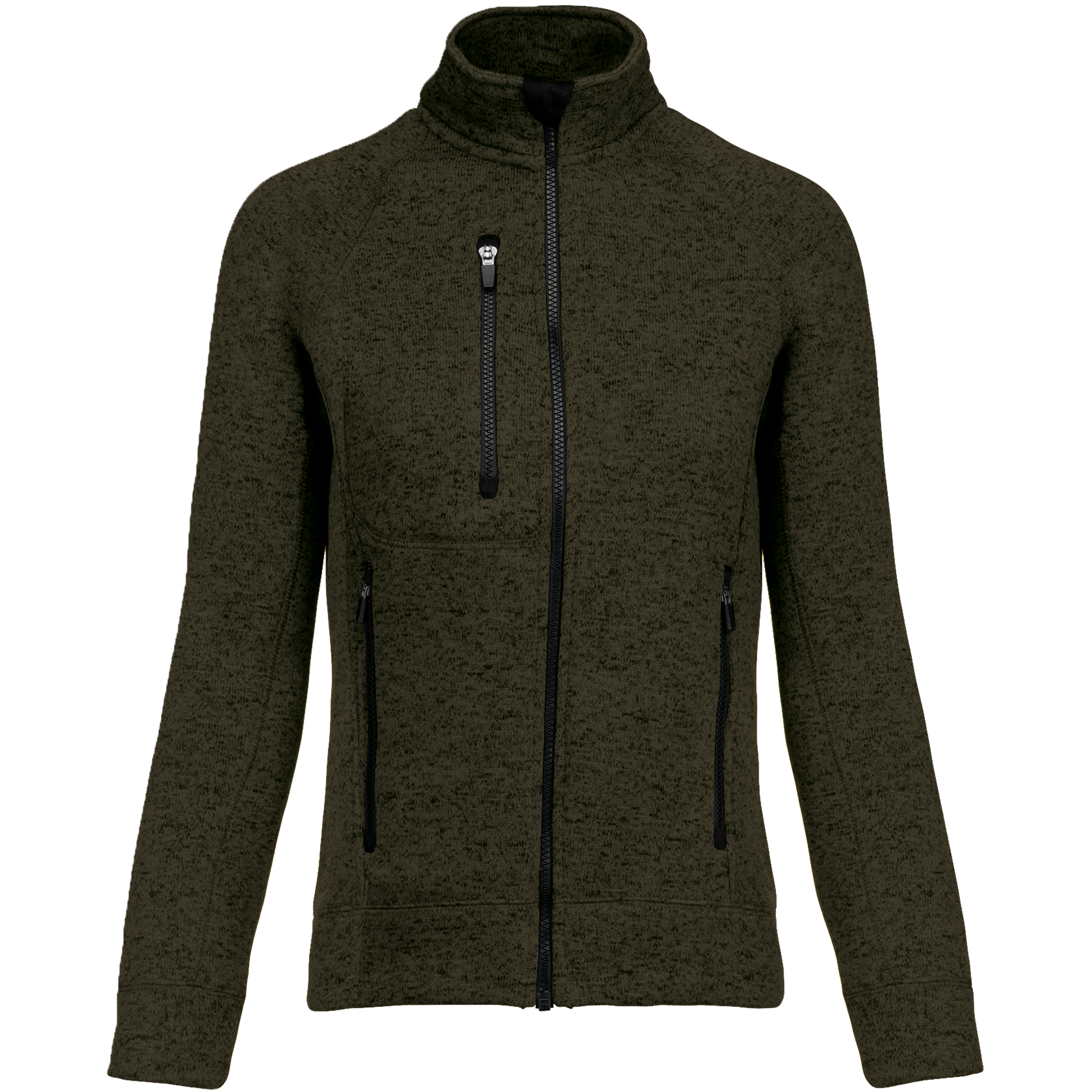 Miniature 12 pour Veste zippée chinée femme