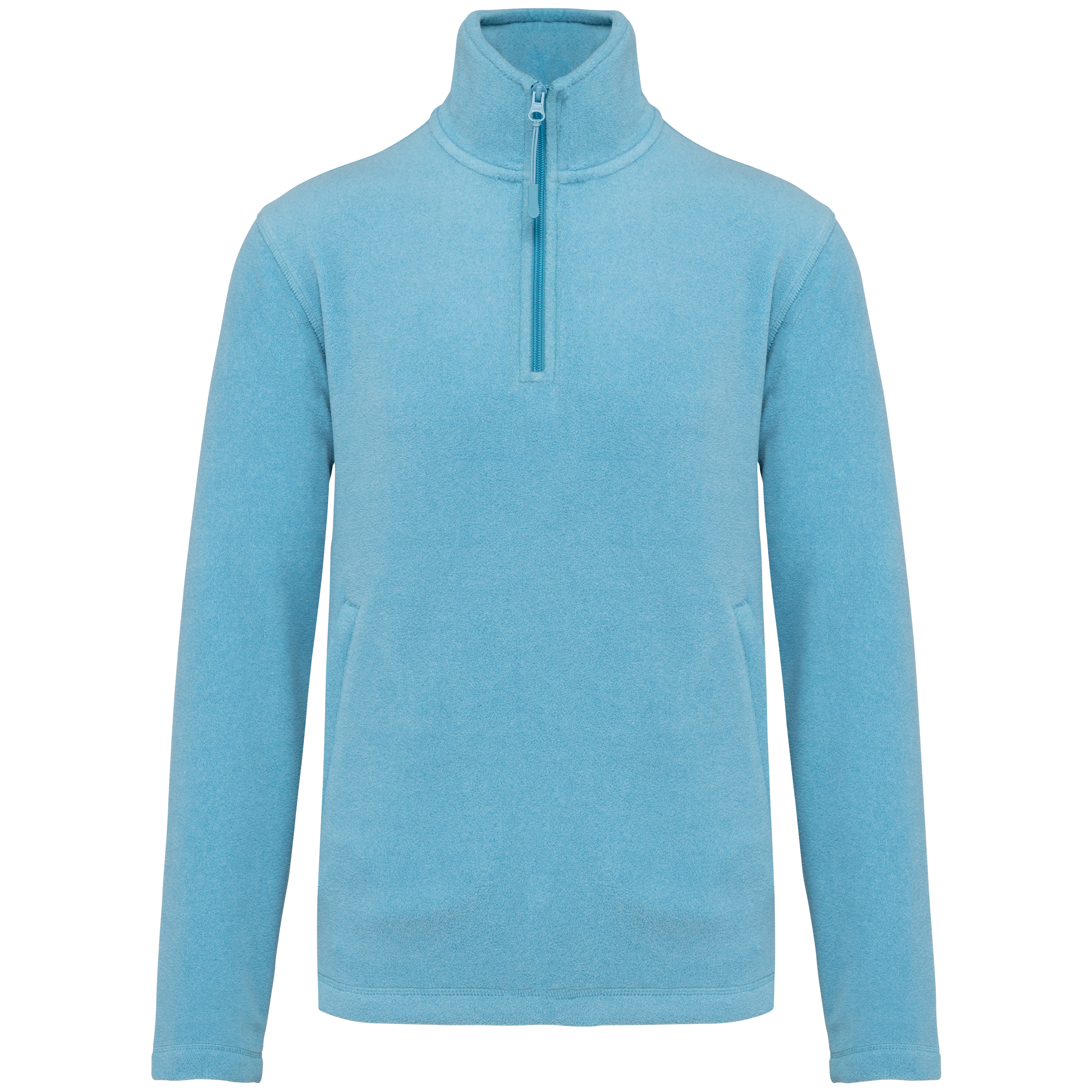 Miniature 12 pour Enzo > Micropolaire col zippé homme