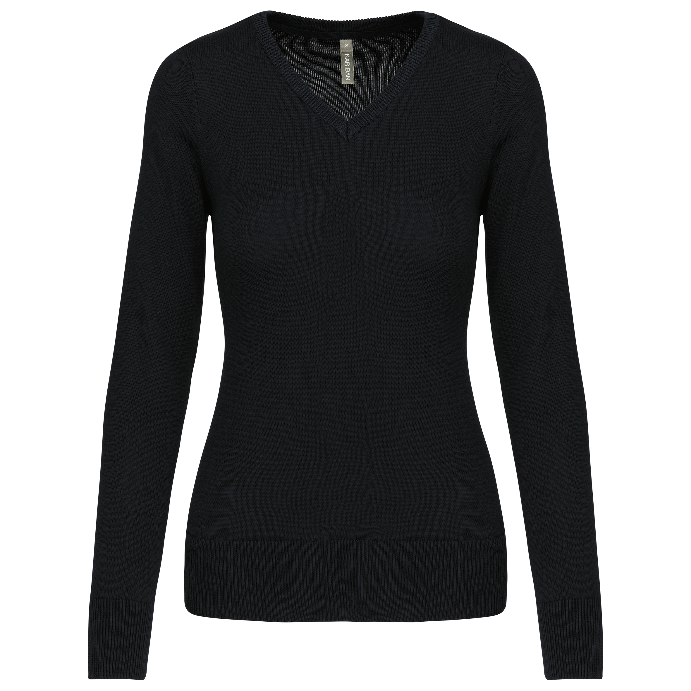 Miniature 10 pour Pull col V femme