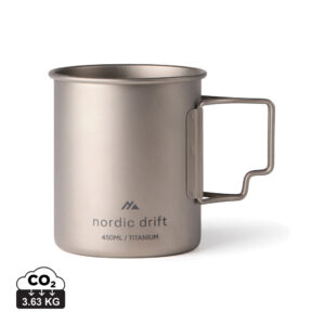 Visuel Tasse 450 ml ultra légère en titane Nordic Drift Trail