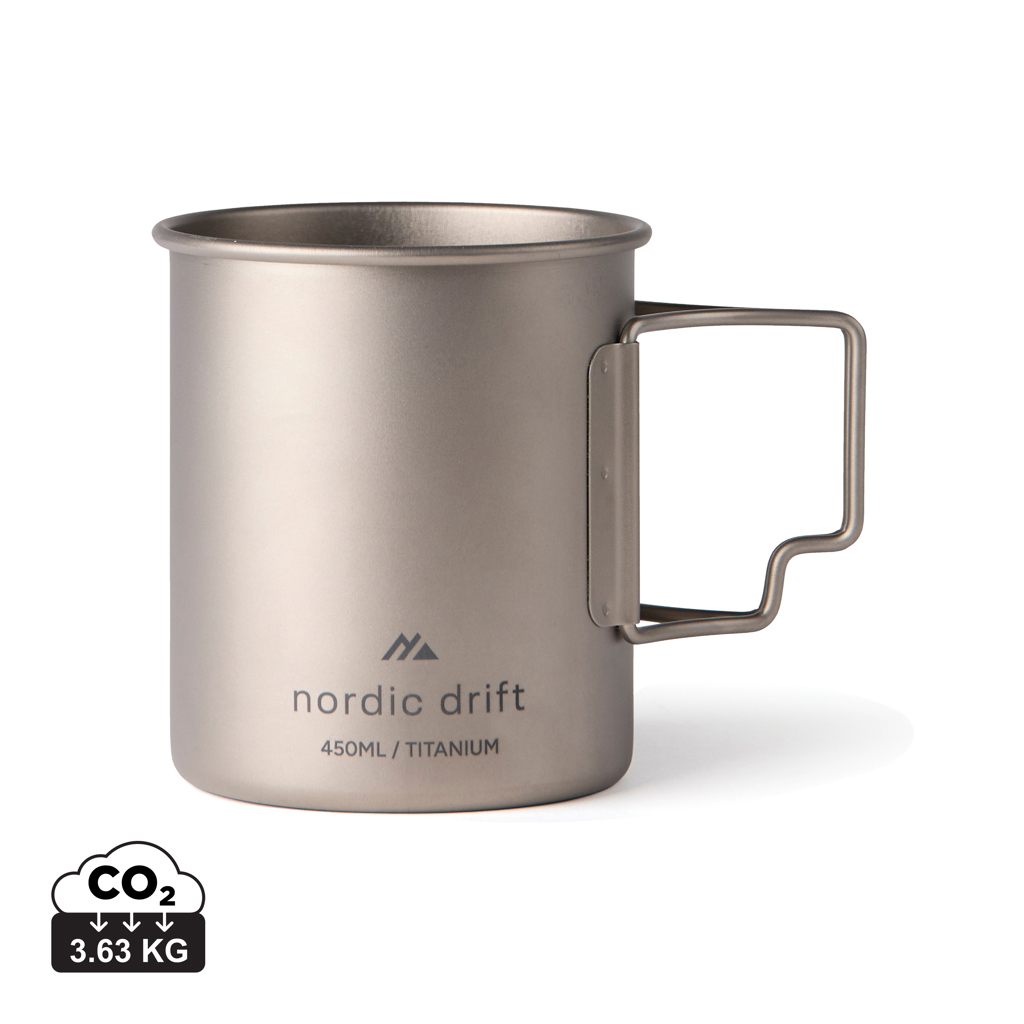 Miniature 1 pour Tasse 450 ml ultra légère en titane Nordic Drift Trail