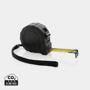 Visuel Mètre 3M/16 mm en plastique recyclé RCS avec bouton d'arrêt