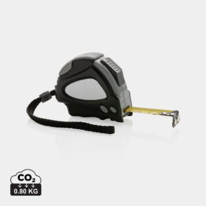 Visuel Mètre ruban Auto stop 3M/16mm en plastique recyclé RCS