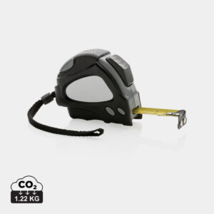 Visuel Mètre ruban Auto stop 5M/19mm en plastique recyclé RCS