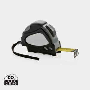 Visuel Mètre ruban Auto stop 8M/25mm en plastique recyclé RCS