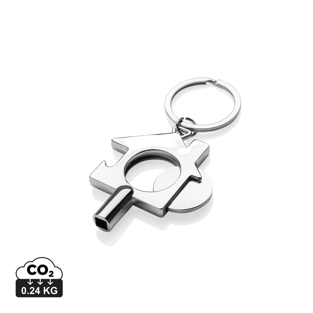 Miniature 1 pour Porte-clés 3 en 1 en alliage de zinc recyclé RCS