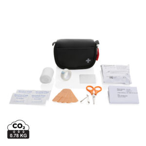Visuel Set premiers secours taille poste en PU nubuck recyclé RCS