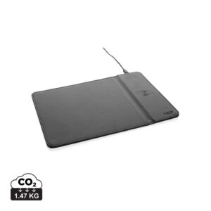 Visuel Tapis de souris en PU RCS avec chargeur 10W Swiss Peak