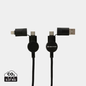 Visuel Câble Oakland 6-in-1 à charge 45W en plastique recyclé RCS